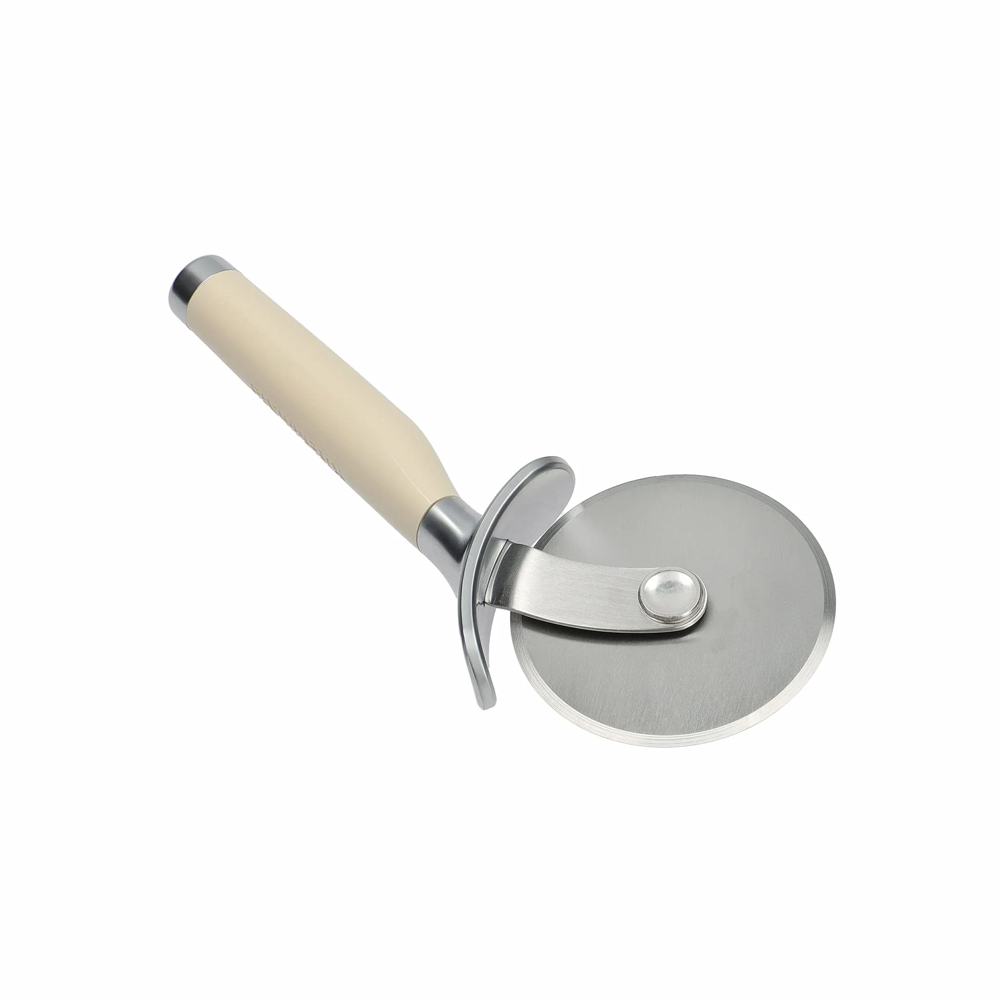 KitchenAid Nóż do Pizzy, Radełko, Stal Nierdzewna - Kolor Almond Cream