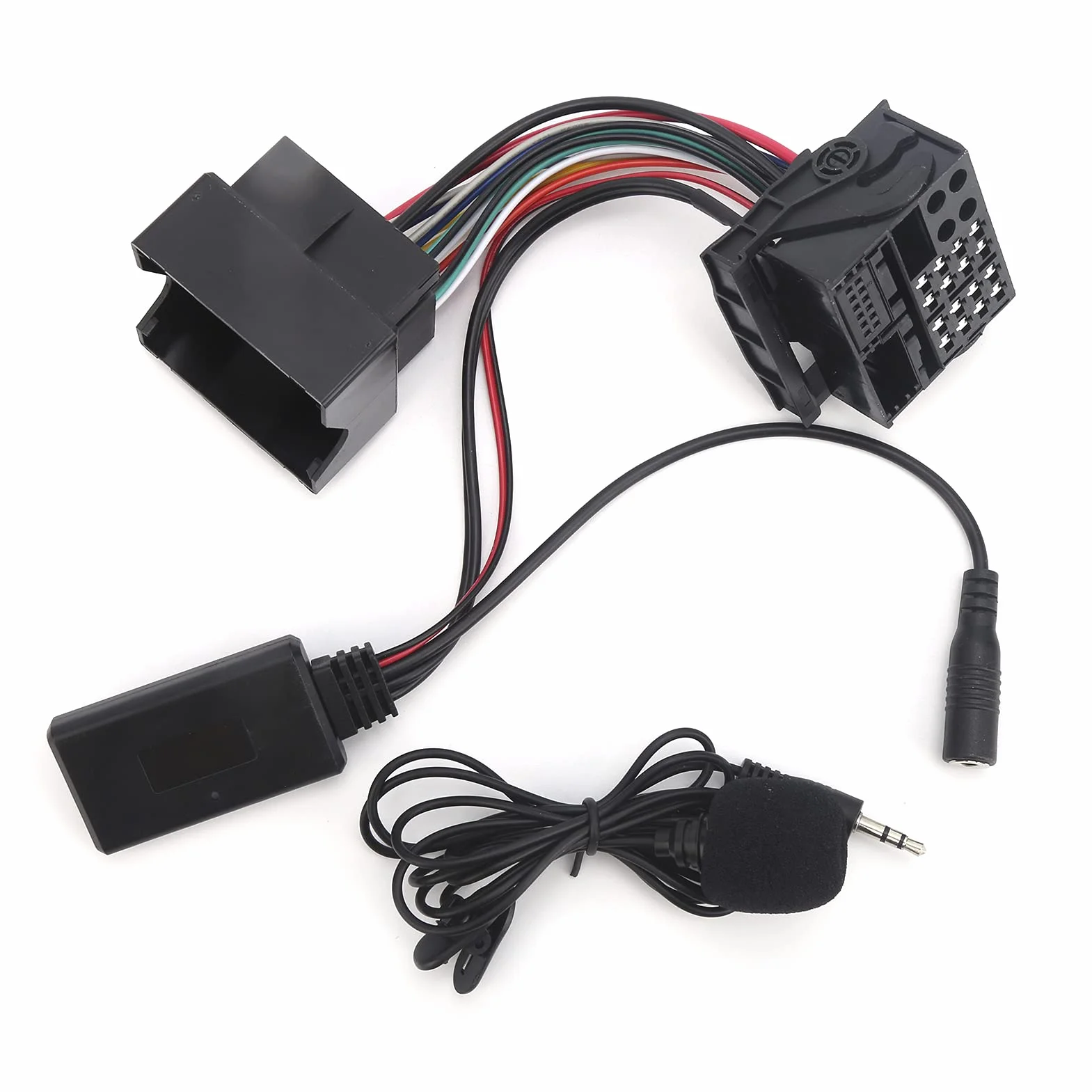 12Pin Bluetooth 5.0 AUX Adapter Audio z Mikrofonem 59.1in Kabel Pasuje do Opla CD30 CDC40 CD70 Samochodowy Adapter Audio