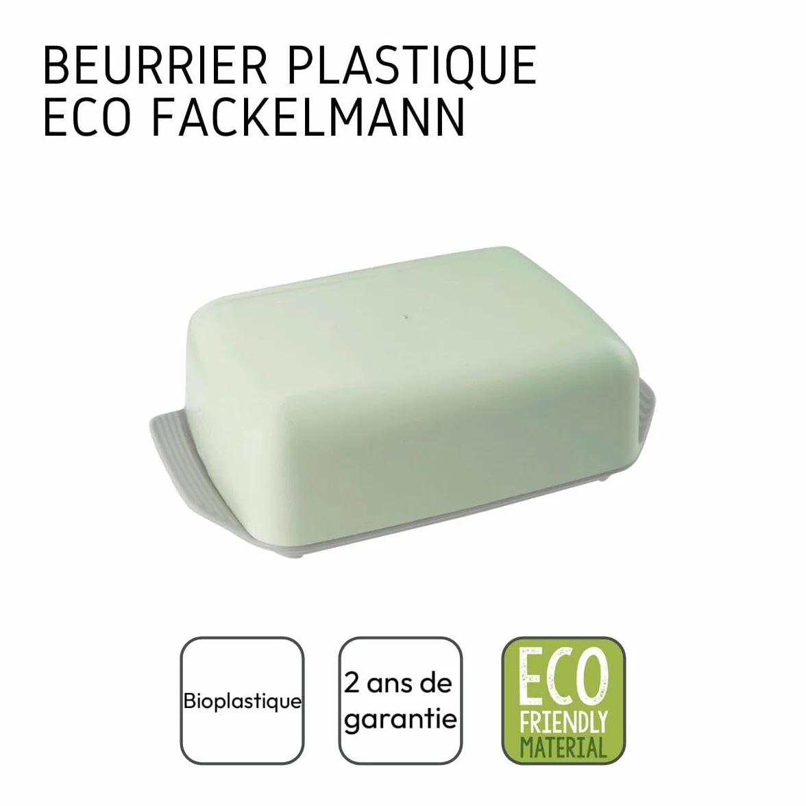 FACKELMANN 33005A maselniczka 165 x 105 mm jasnoszara miętowa zieleń