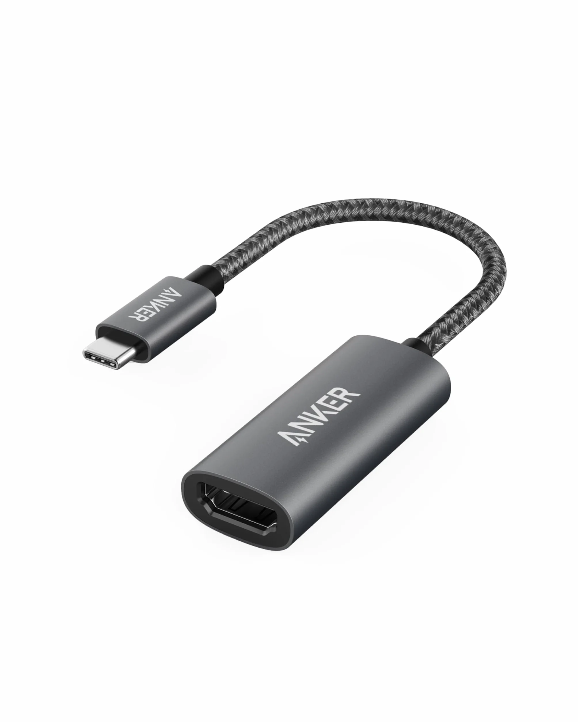 Adapter Anker USB C do HDMI (4K@60Hz), adapter 310 USB-C (4K HDMI), do MacBook Pro, MacBook Air, iPad Pro, Pixelbook, XPS, Galaxy i innych (kompatybilny z portami Thunderbolt 3)