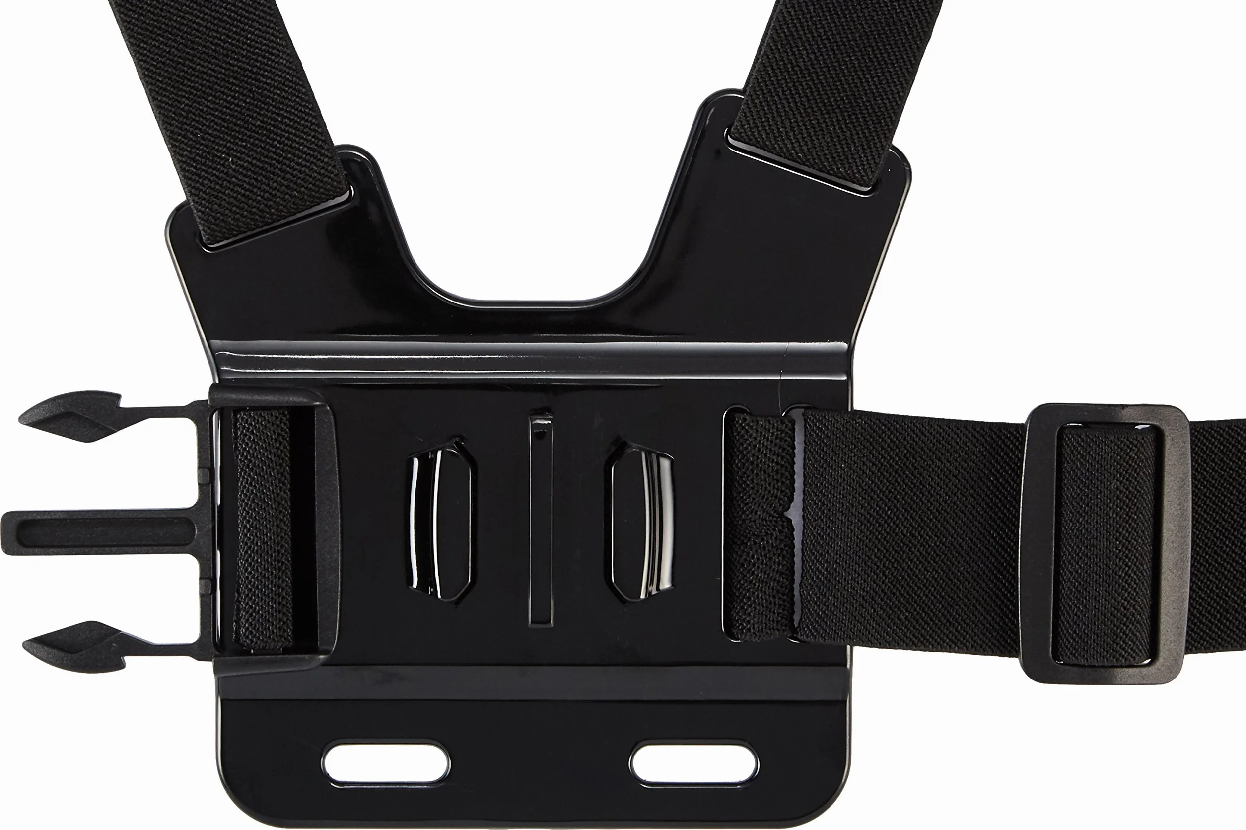 Amazon Basics regulowany zestaw uchwytów na klatkę piersiową do kamer GoPro i kamer sportowych, lekki i wygodny, czarny