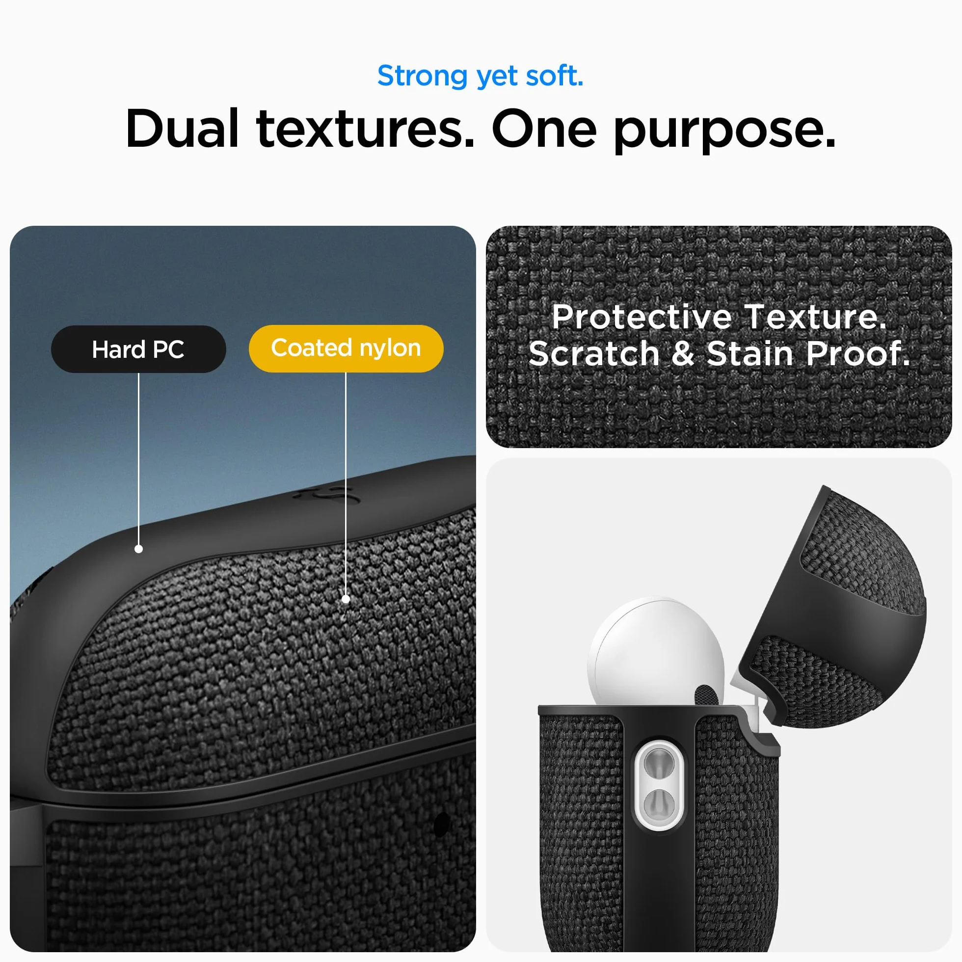 Spigen Urban Fit etui kompatybilne z Airpods Pro 3 (2025) - czarne