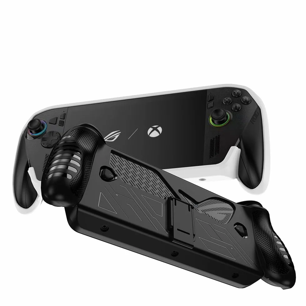 Etui na Asus ROG Xbox Ally, Ultracienkie Miękkie TPU Etui z Podpórką, Shockproof Ochronne Kickstand Case dla Asus ROG Xbox Ally-Biały