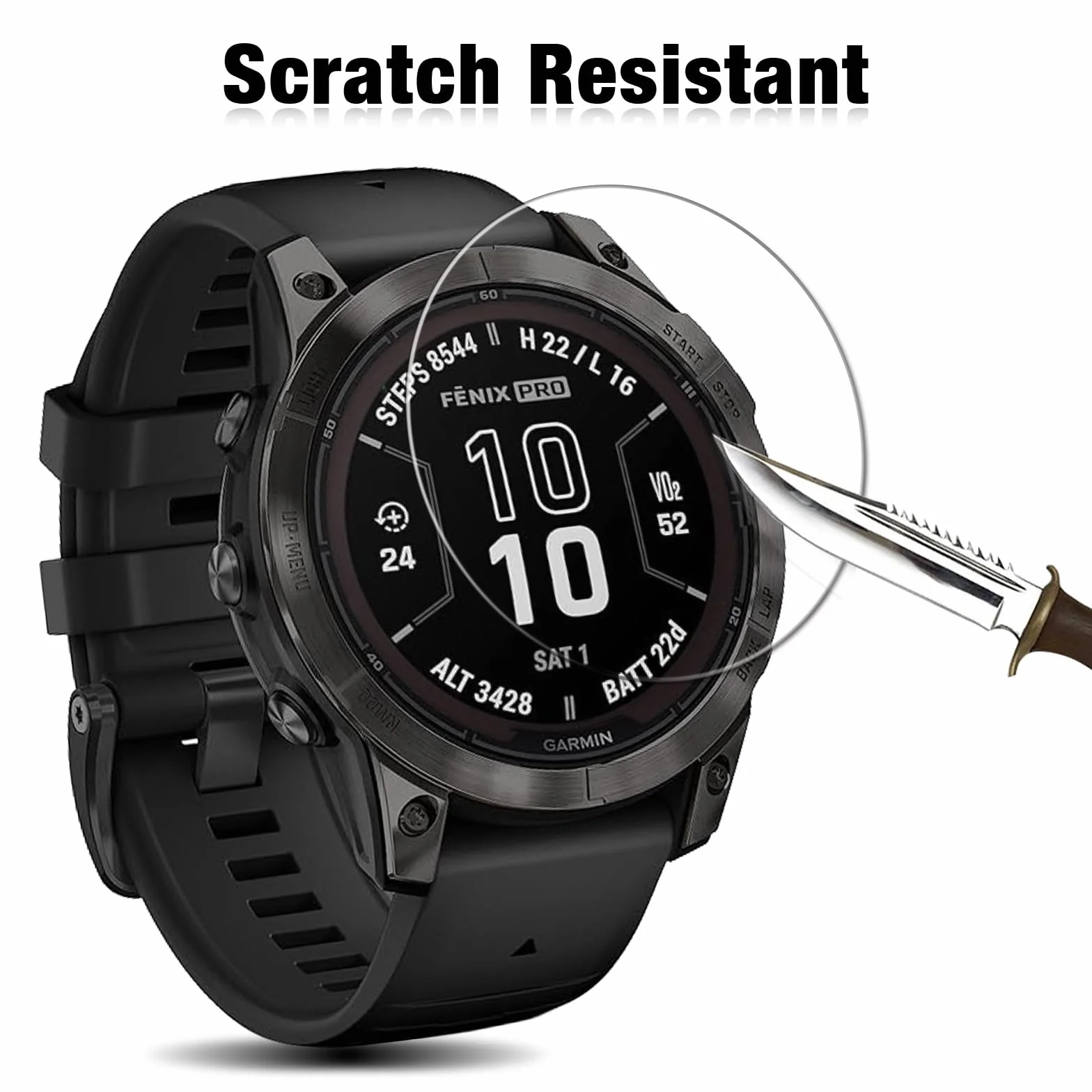 iVoler 4 sztuki szkła hartowanego do Garmin Fenix E 47 mm / Garmin Fenix 7 PRO Solar/Solar Sapphire / Fenix 7 / Sapphire Solar 47 mm, ochrona ekranu przed zarysowaniem, bez pęcherzyków powietrza