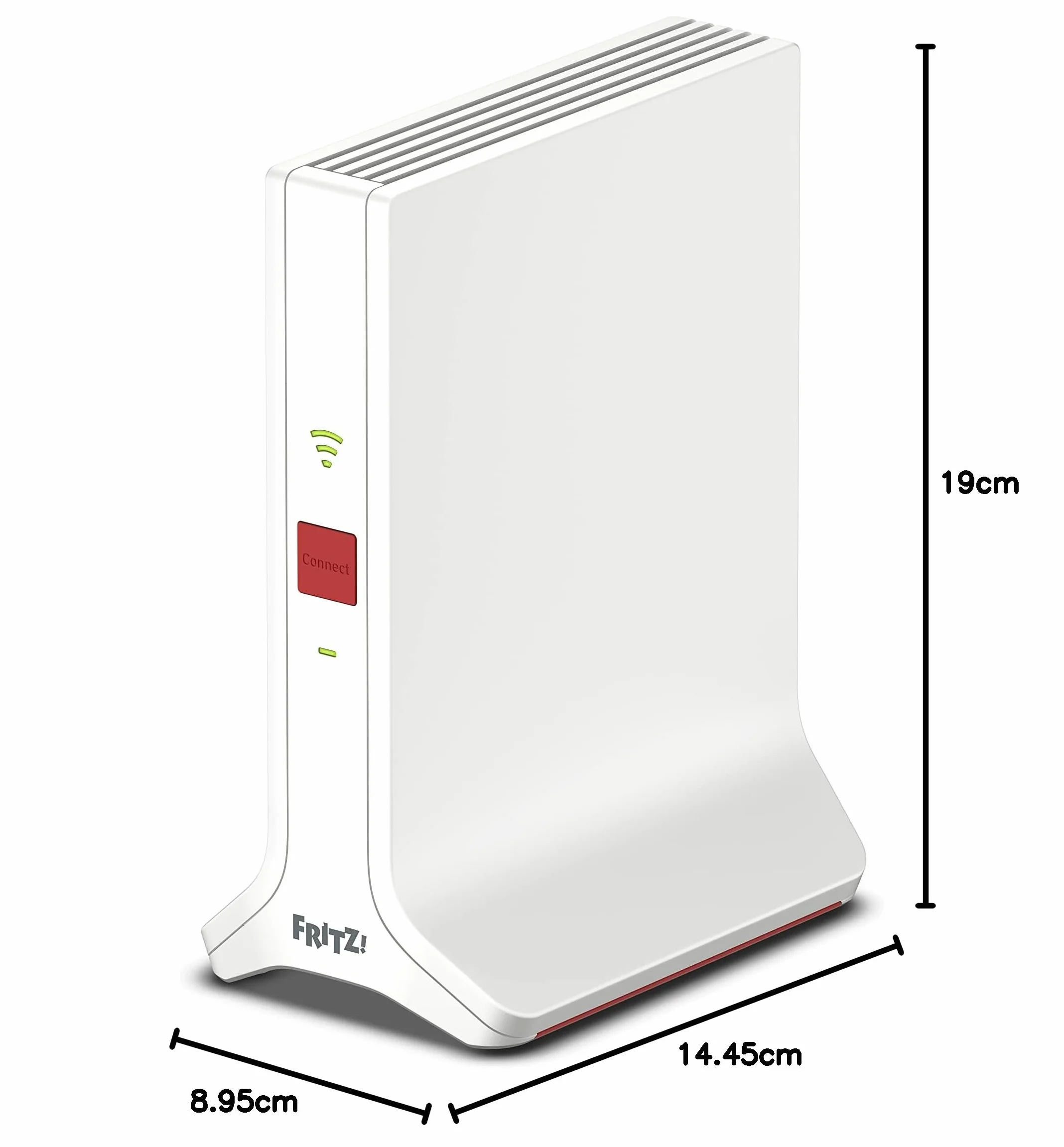 AVM FRITZ!Repeater 3000 AX (Wi-Fi 6 Mesh Repeater międzynarodowy, do 3.600 Mb/s (5 GHz) i do 600 Mb/s (2,4 GHz), 1 x port sieciowy Gigabit)