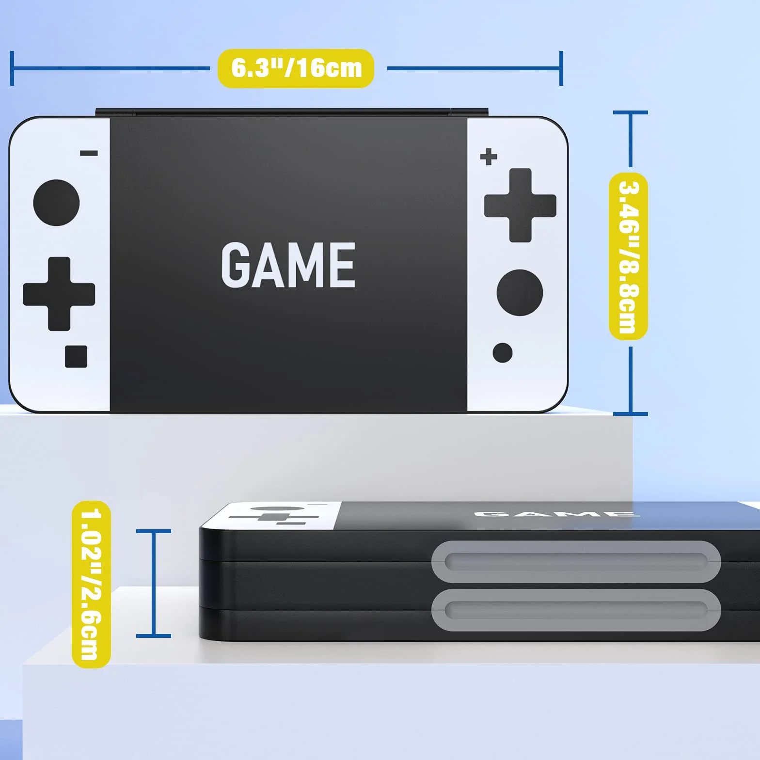 MoKo 48 Game Card Case for Nintendo Switch 2 / Switch OLED / Lite, Portable Game Storage Holder Case with 48 Game Card Slots & 24 Micro SD Cards Slots, BkWhtG