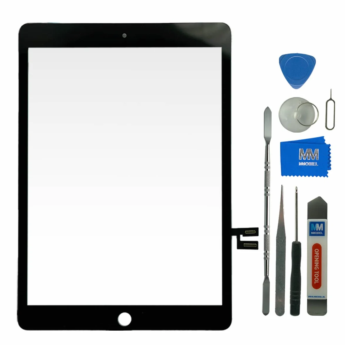 MMOBIEL Digitizer kompatybilny z iPad 9-10.2 inch - 2021 - ekran dotykowy szklany montaż - Czarny