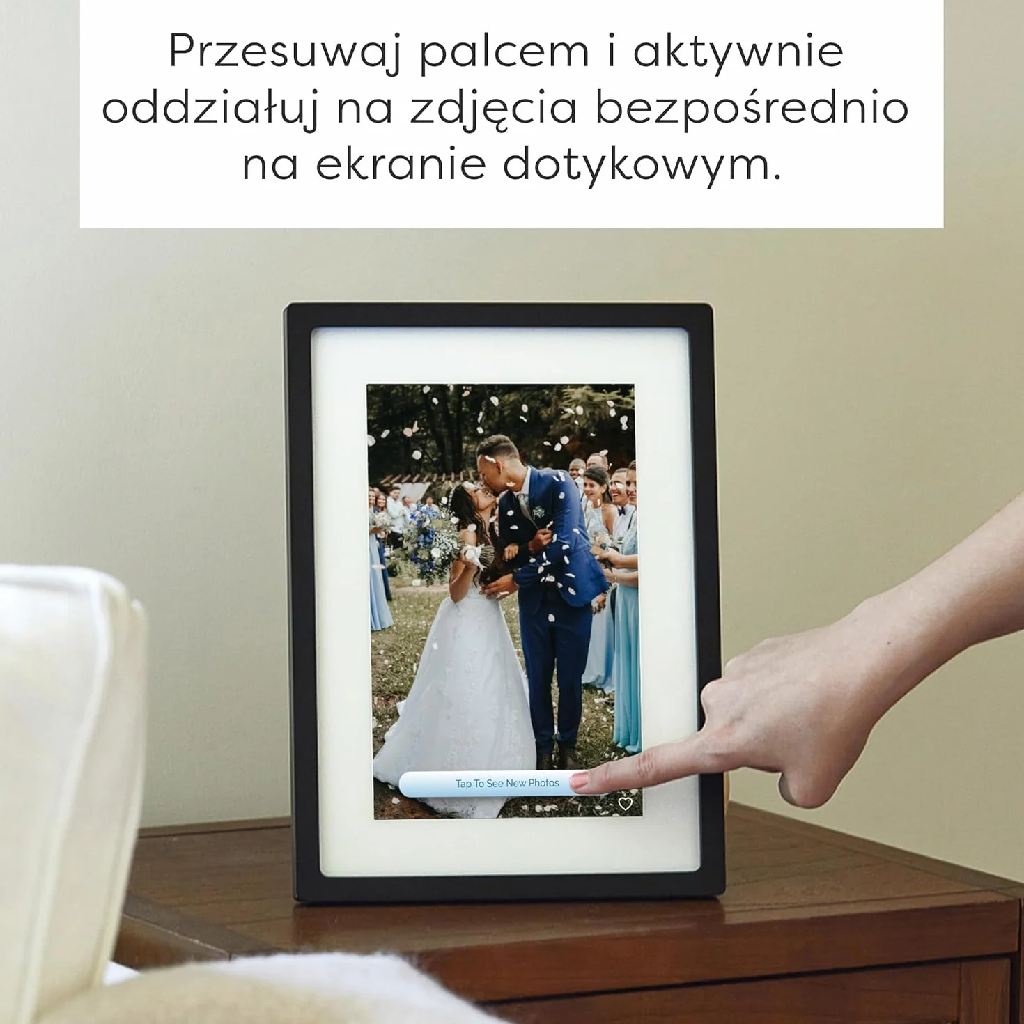 Skylight 10-calowa cyfrowa ramka na zdjęcia, poczta elektroniczna z dowolnego miejsca, ekran dotykowy