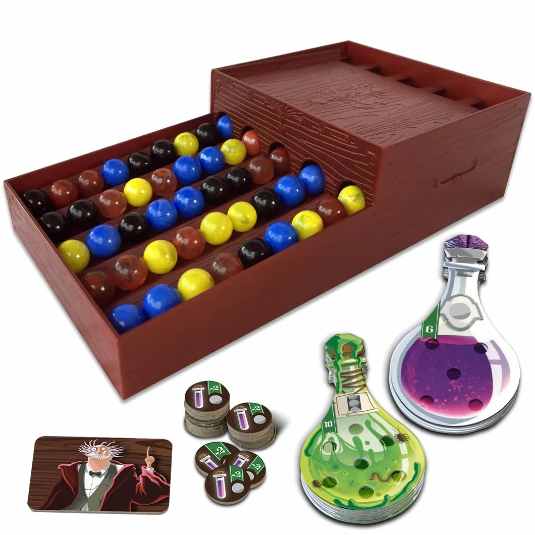 Potion Explosion Board Game | Fun & Strategic Family Game for 2-4 Players | Ages 8+ | 30-45 Min Playtime | Horrible Guild | English Version