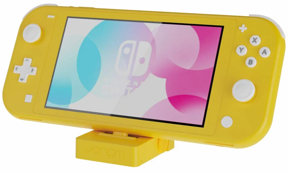 Venom Switch Lite stojak ładujący - żółty (Nintendo Switch Lite)