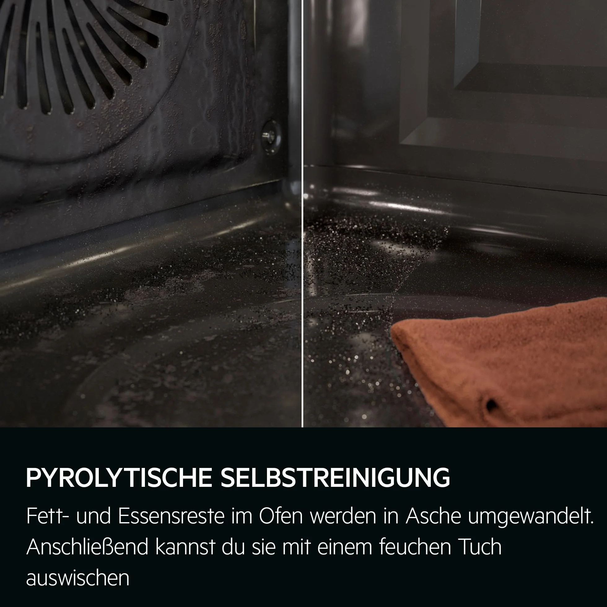 AEG Piec do zabudowy WiFi – seria 6 wyświetlacz dotykowy LED – Made in Germany – samooczyszczanie – czujnik temperatury rdzenia: do dokładnego gotowania – AirFry – 45 programów automatycznych – czarny