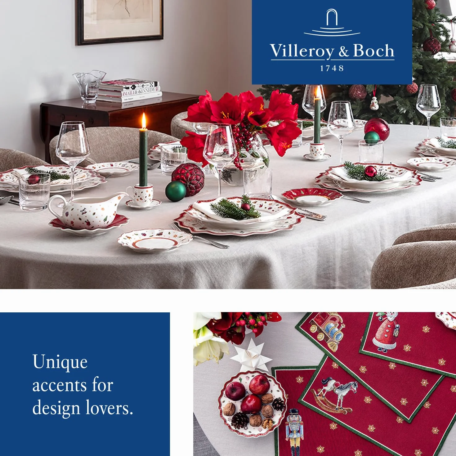 Villeroy & Boch Toy'S Delight Etażerka 3 Piętra Biały Czerwony