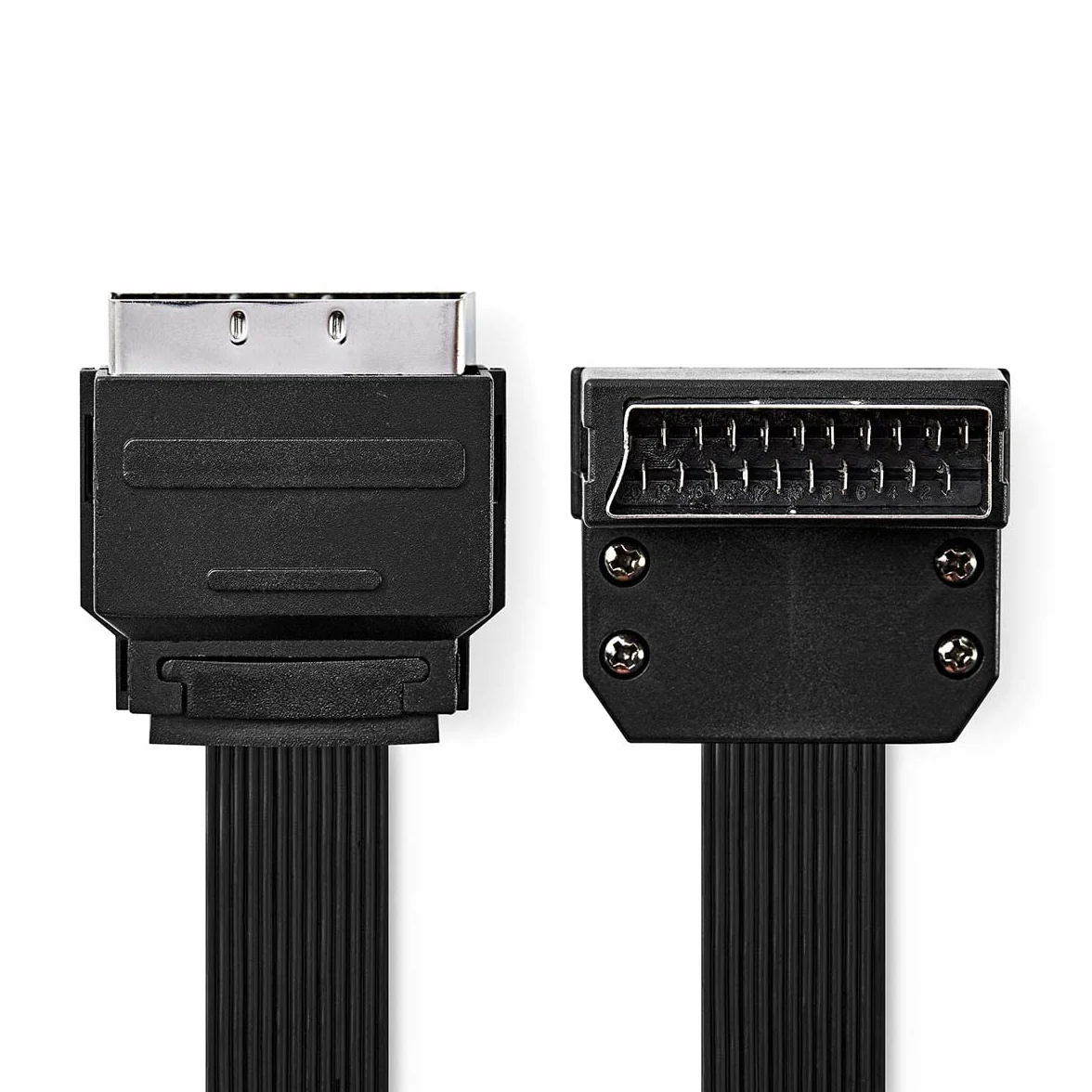 NEDIS Płaski kabel SCART Mac Ho - wtyczka SCART na Angul