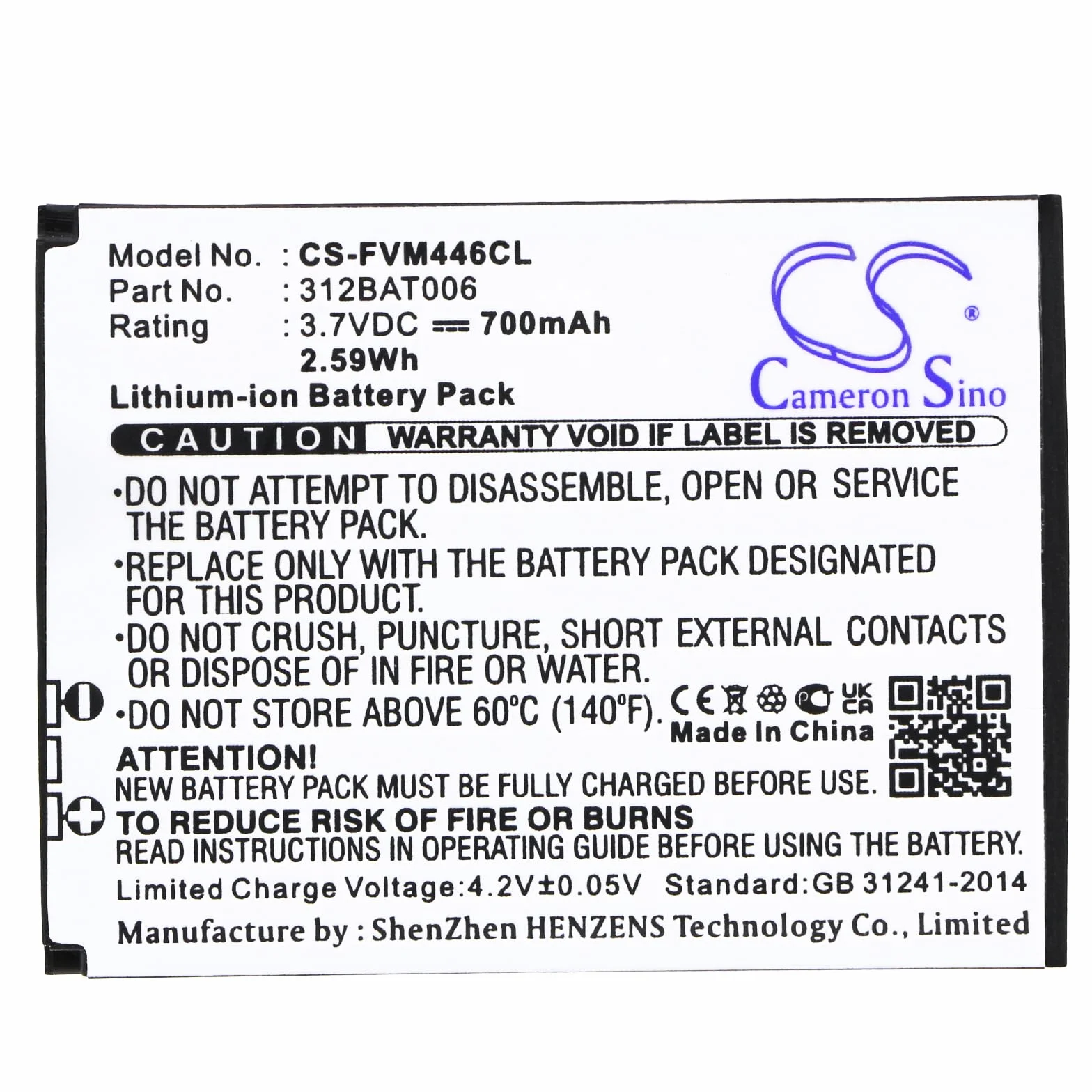 TECHTEK Bateria 700mAh kompatybilny z [FRITZFon] 2000 2446, AVM 2000 2446, C4, EM25, EM325, M2, M325, MT-F zastępuje 312BAT006 FBA