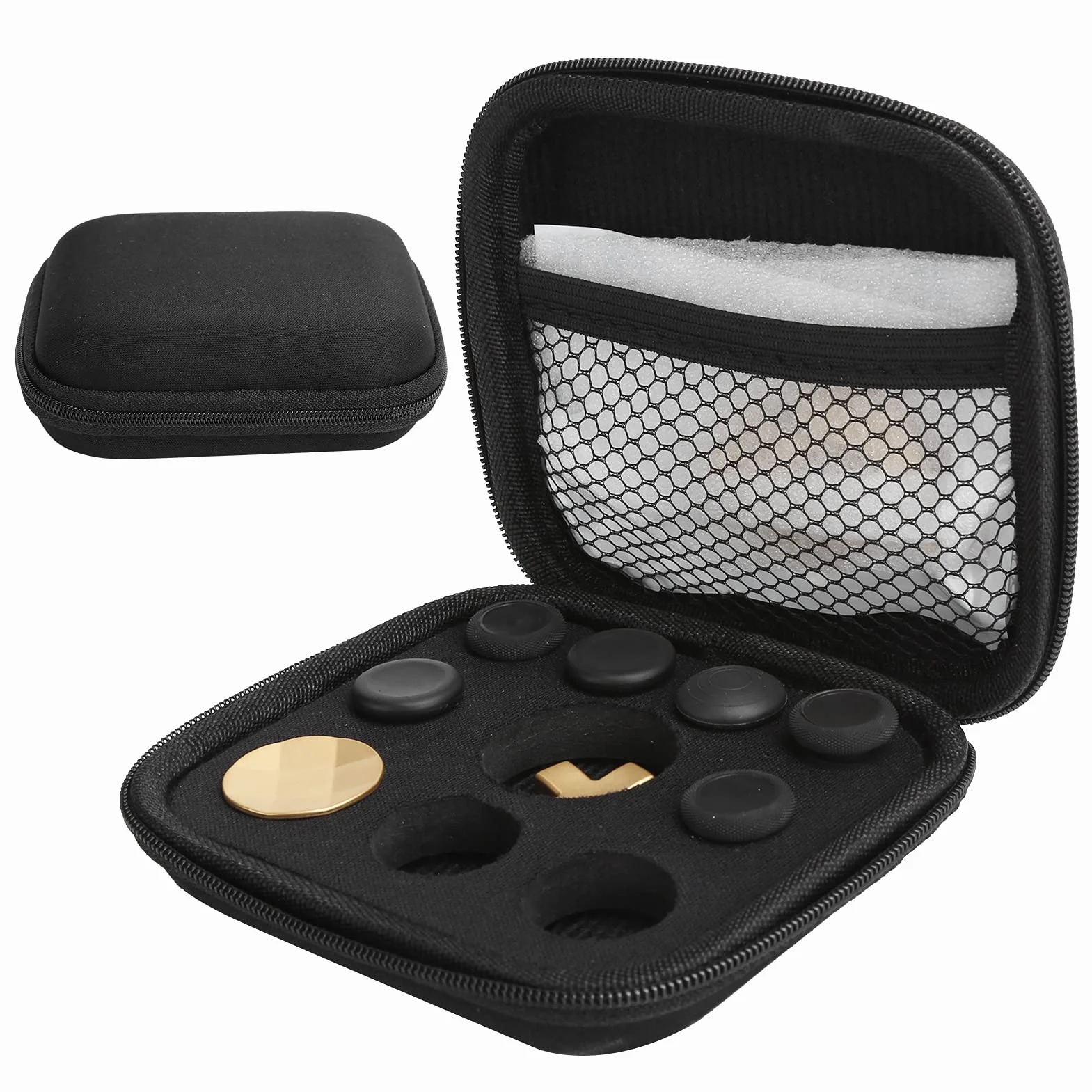 Wymienne Drążki 13 w 1 do Xbox One Elite Series 2, Gamepad Swap Joysticks Paddles Akcesoria do Kontrolera Xbox One Elite Series 2(złoto)
