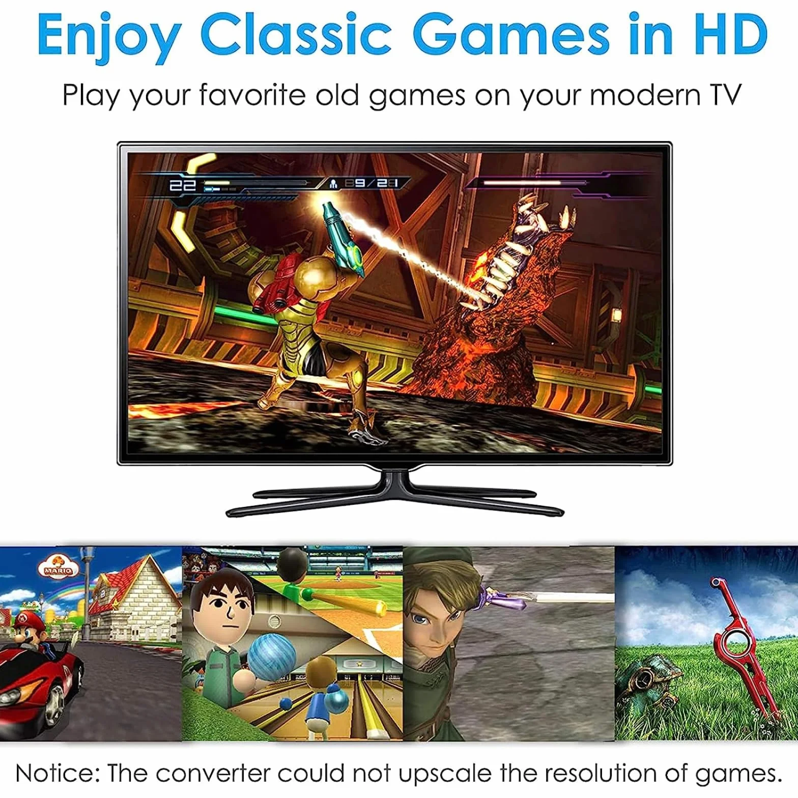 Musou Adapter Wii na HDMI 1080P/720P HD Konwerter z 3,5 mm Wyjście Audio Stereo do Nintendo HDTV