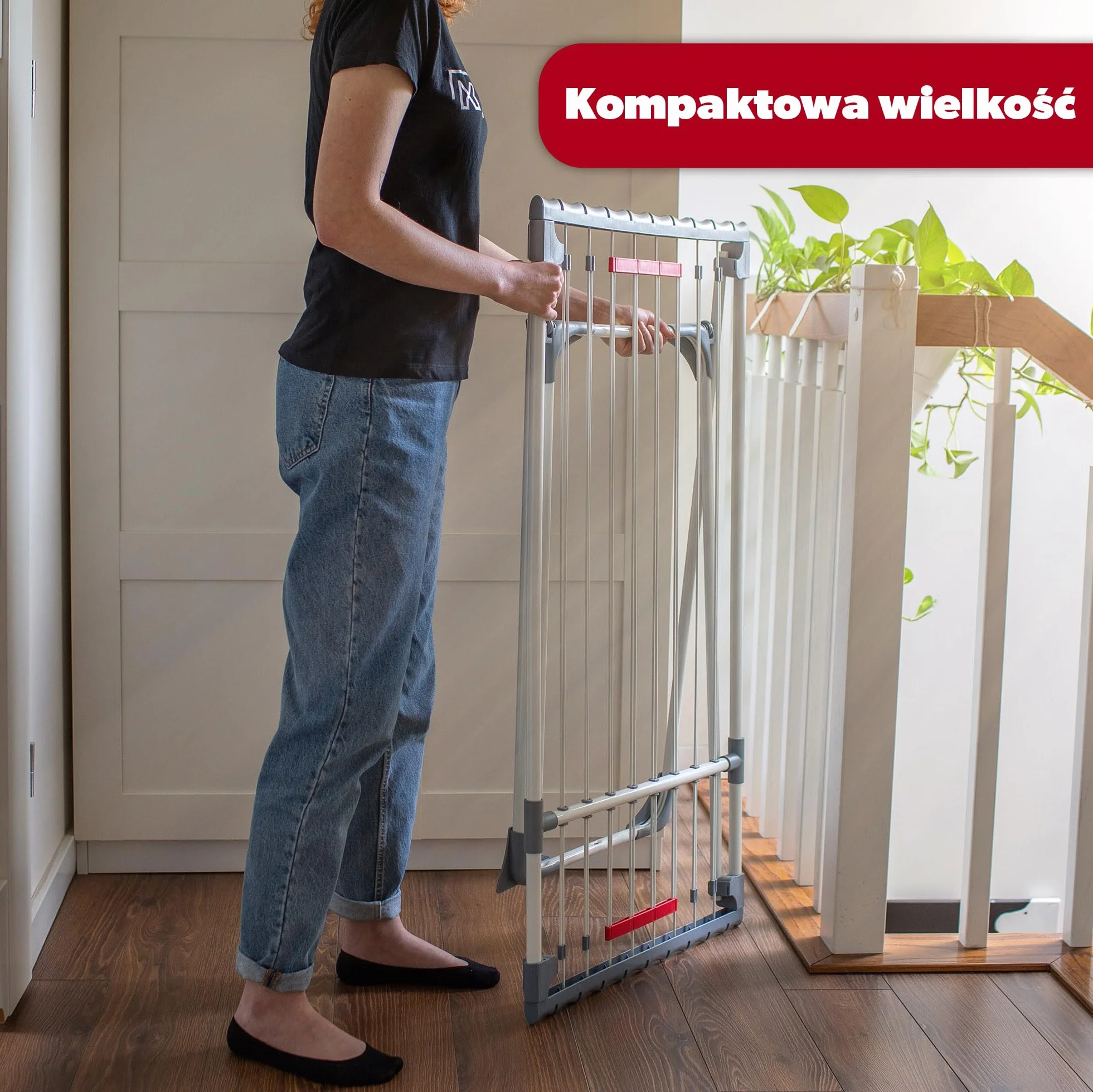 KADAX Suszarka na pranie teleskopowa 20 m powierzchni suszenia stalowa konstrukcja