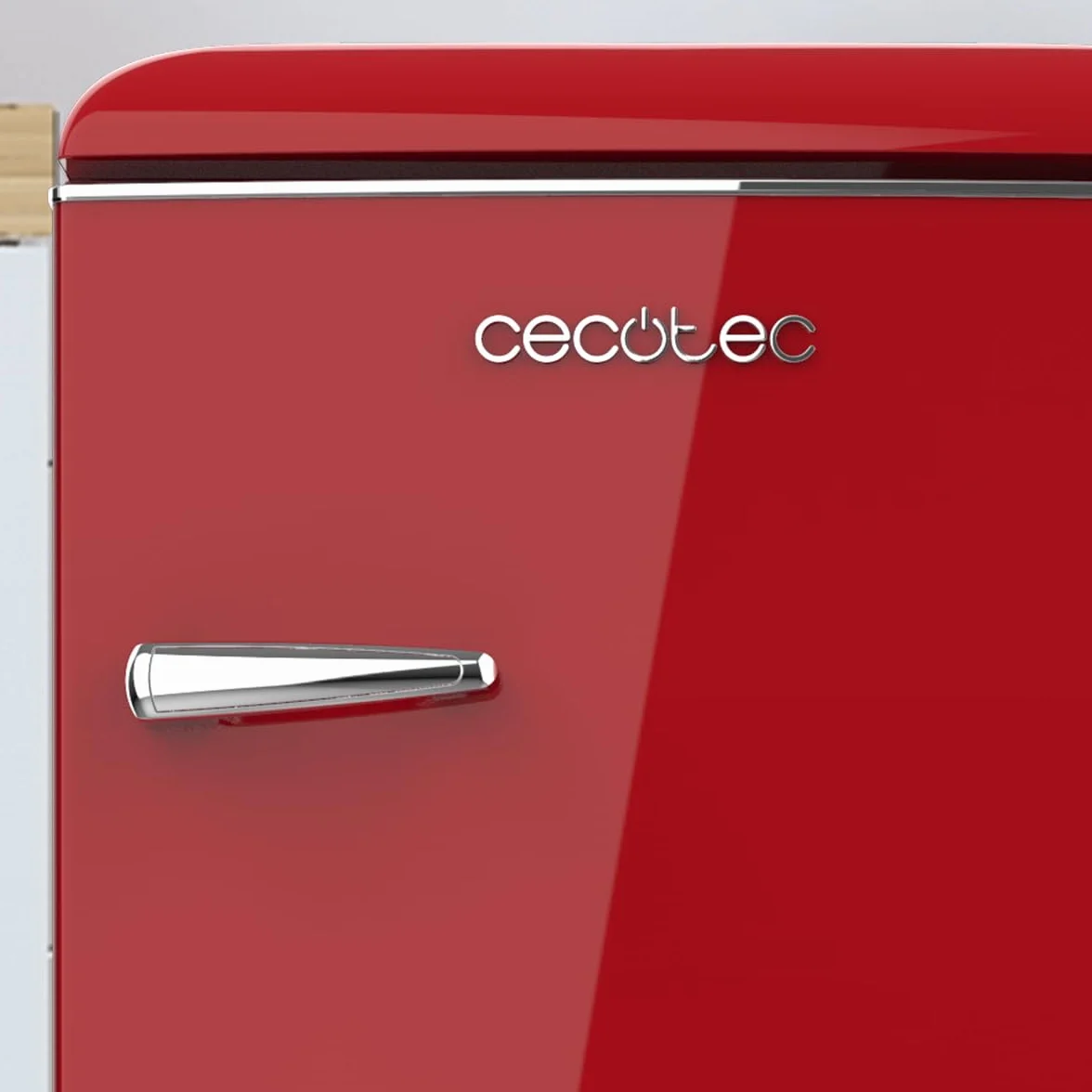 Cecotec Bolero CoolMarket TT Origin 110 Red E. Mini lodówka Retro 1-drzwiowa 110 l