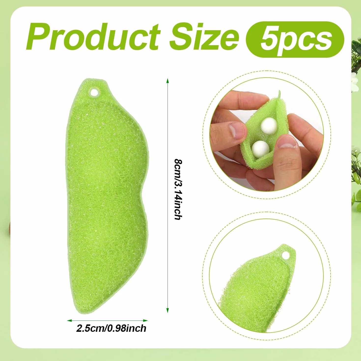 Beans Bottle Cleaning Sponge Srodek do Czyszczenia Butelek z Kulka Ceramiczna Wielokrotnego Uzytku Szczotka z Gabka