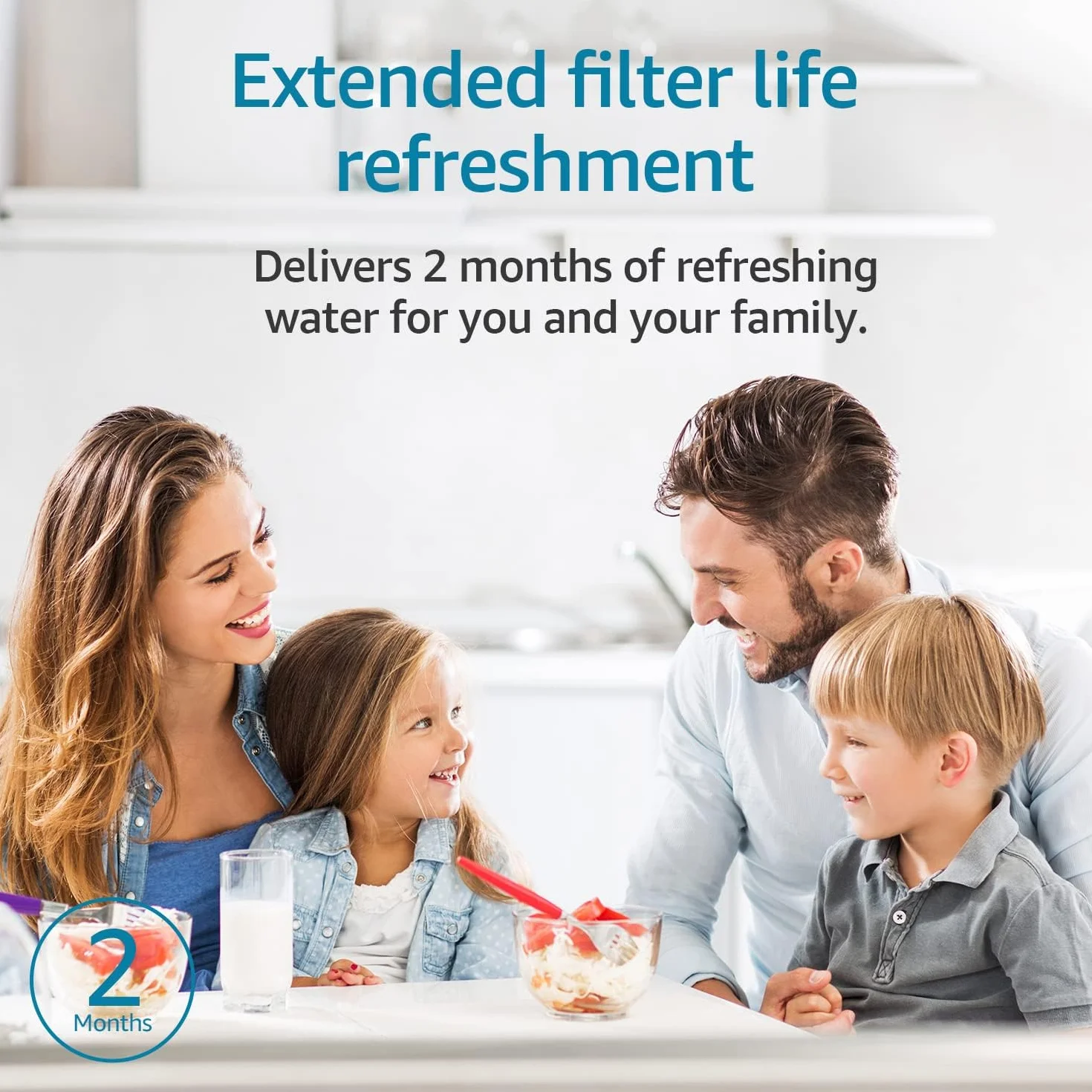 AQUA CREST Zamiennik filtra do wkładu filtrującego Melitta®, wkład filtrujący wodę Nivona®, Krups® F088, Bosch®, certyfikowany przez TÜV SÜD (4 sztuki)