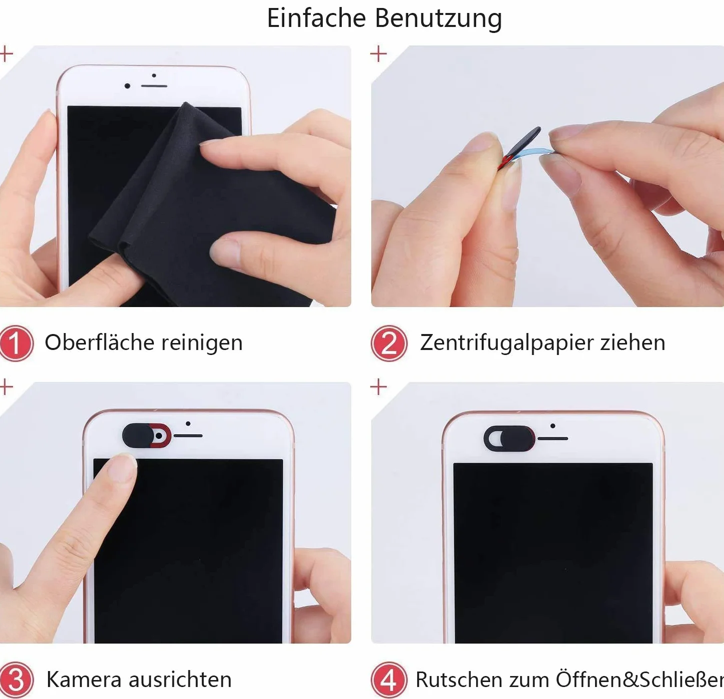 Osłona na kamerę internetową, 6 sztuk, ultra cienka, do iMac, MacBooka Pro, Mac, komputer, smartfon, Slider lub nalepki, do blokowania aparatu