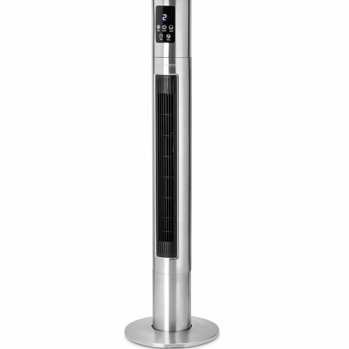 ProfiCare Wentylator kolumnowy PC-TVL 3090 z pilotem, WiFi, LED, timer, 3 prędkości, czarny/stal nierdzewna
