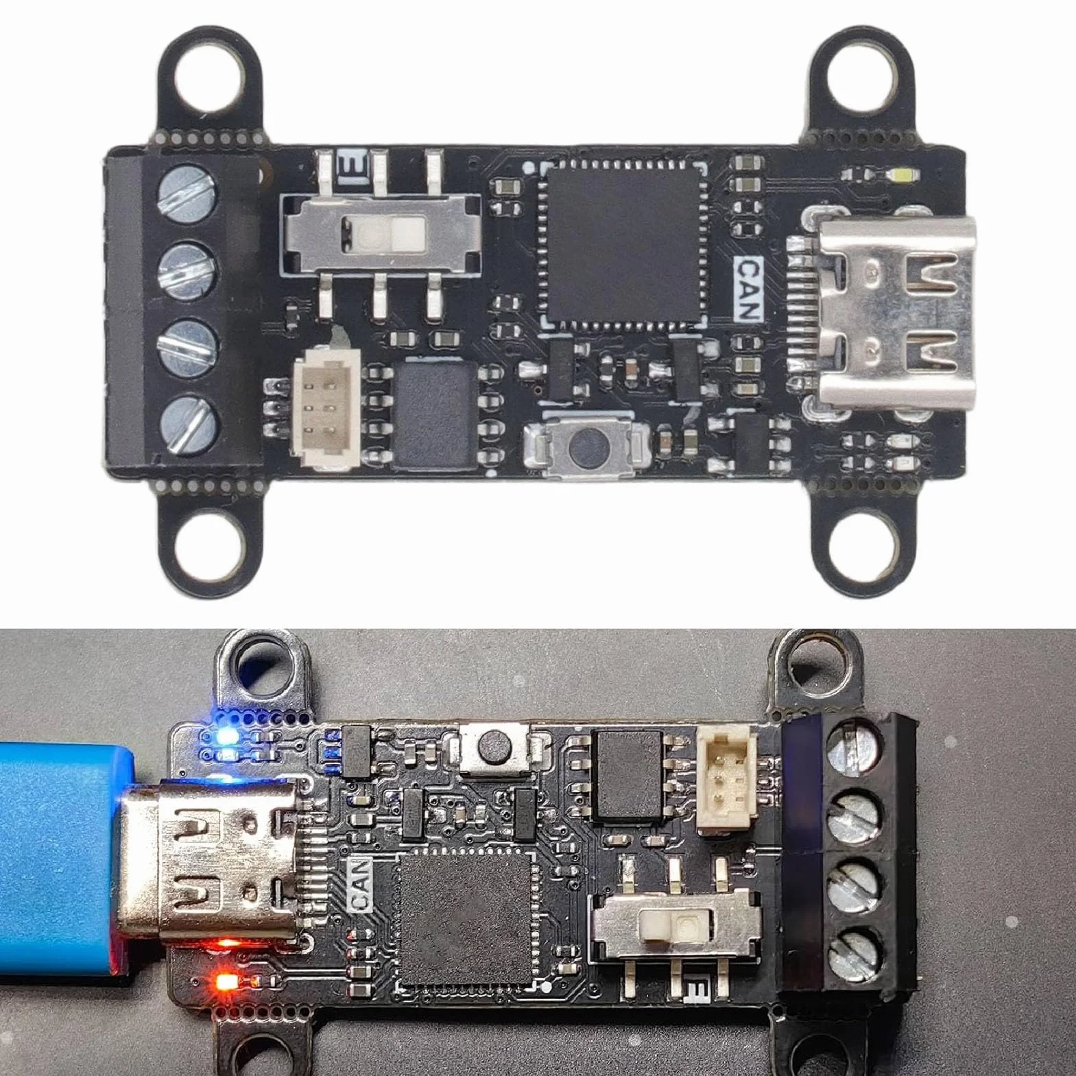 SEAFRONT Konwerter USB-zu-CAN, moduł debugera SLCAN, CANable V2.0, Python CAN, testy samochodowe-ECU