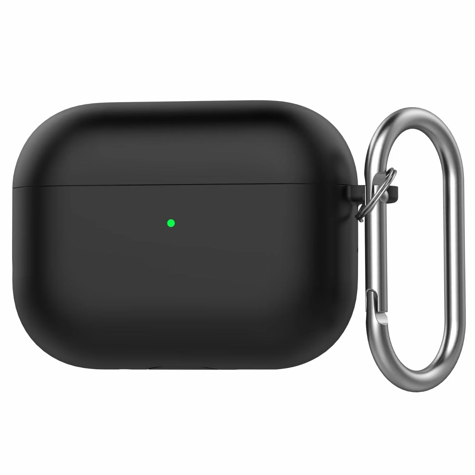 FTRONGRT Etui kompatybilne z AirPods Pro 3, miękki silikon, odporne na zarysowania, czarne