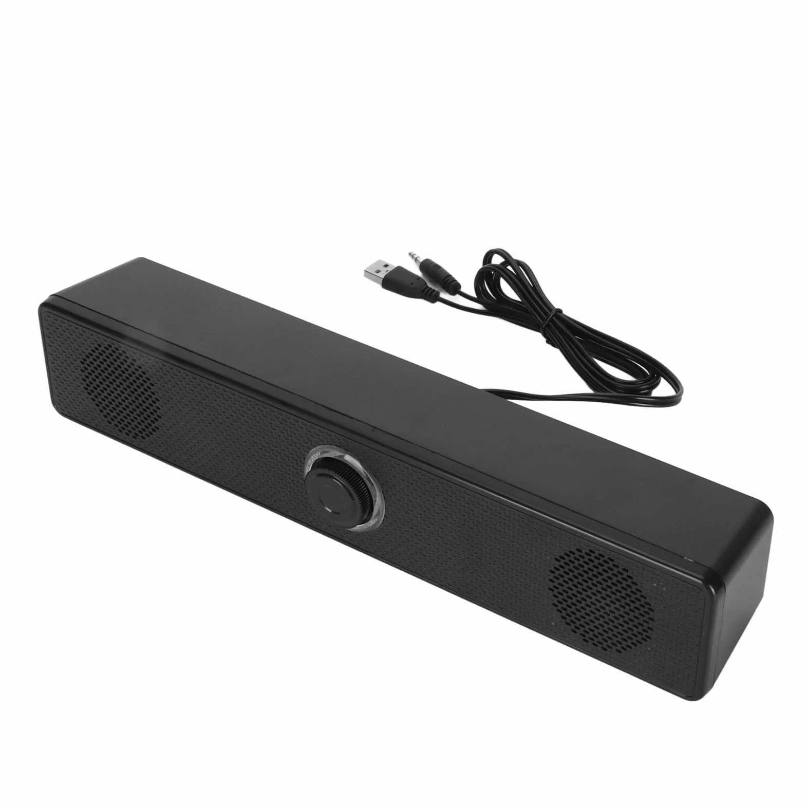 Yosoo Health Gear Głośniki Komputerowe na Komputer Stacjonarny, Stereo Dźwiękowy Zasilany USB Wired HiFi Clear Sound Volume Knob Mini Głośniki na PC Laptop Tablet