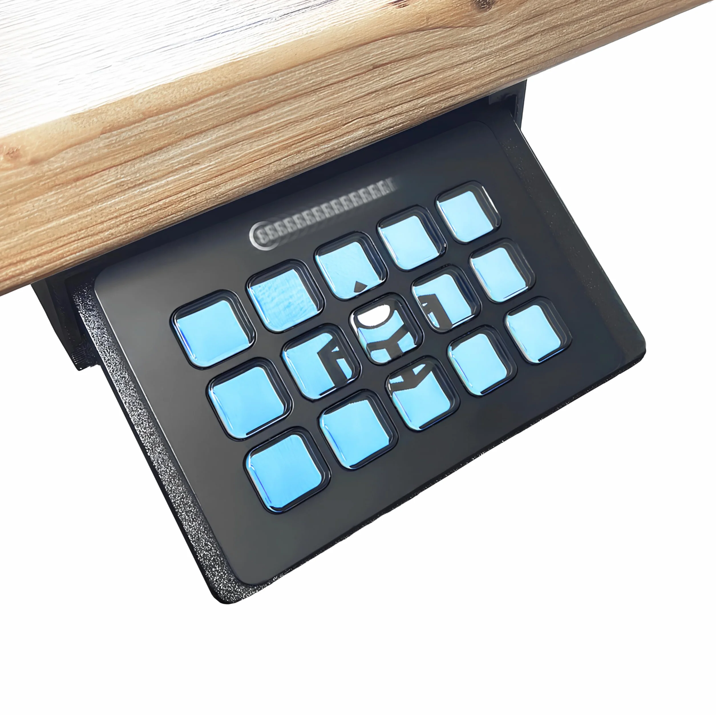 Regulowany uchwyt pod biurko do Stream Deck MK1/MK2, oszczędność miejsca, schludne biurko, szybki montaż z dwustronną taśmą i śrubami, kompatybilny z Elgato