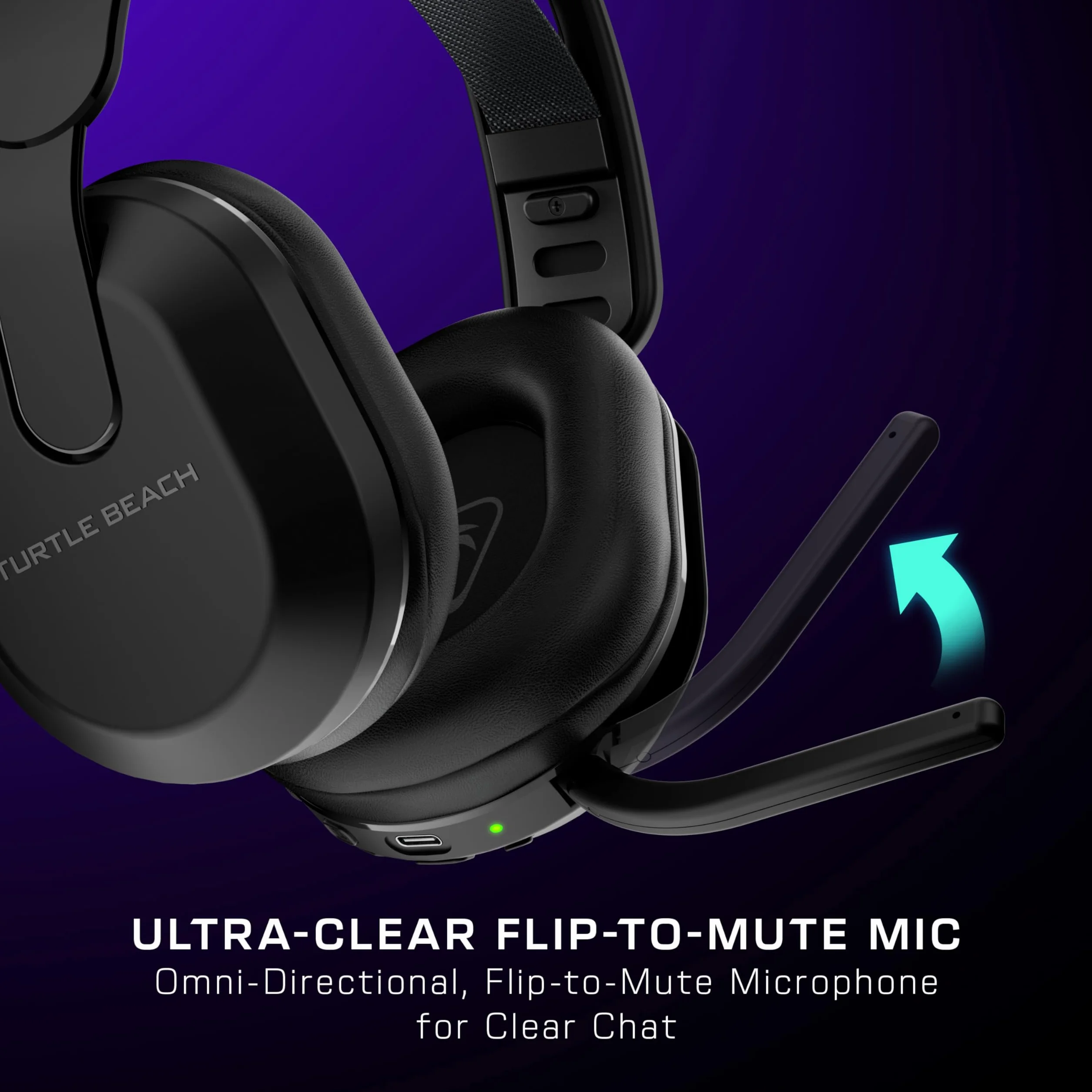 Turtle Beach Stealth 500 Czarny Xbox Bezprzewodowe Słuchawki Gamingowe w/ 40hr Bateria na Xbox Series X|S, Xbox One & Bluetooth na Switch, PC & Mobile