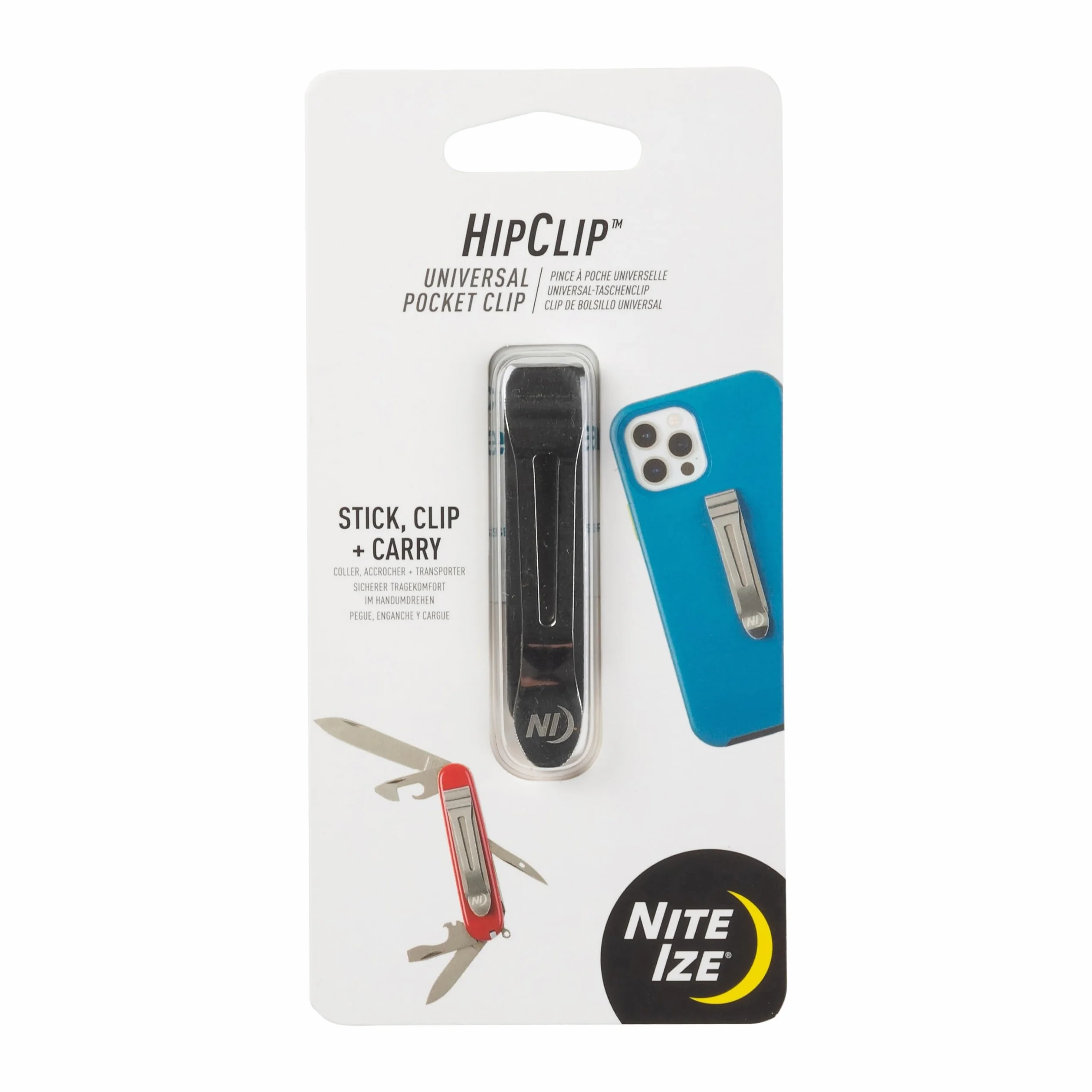 Nite IZE HipClip klips kieszonkowy do smartfonów, nakładany, 1 sztuka
