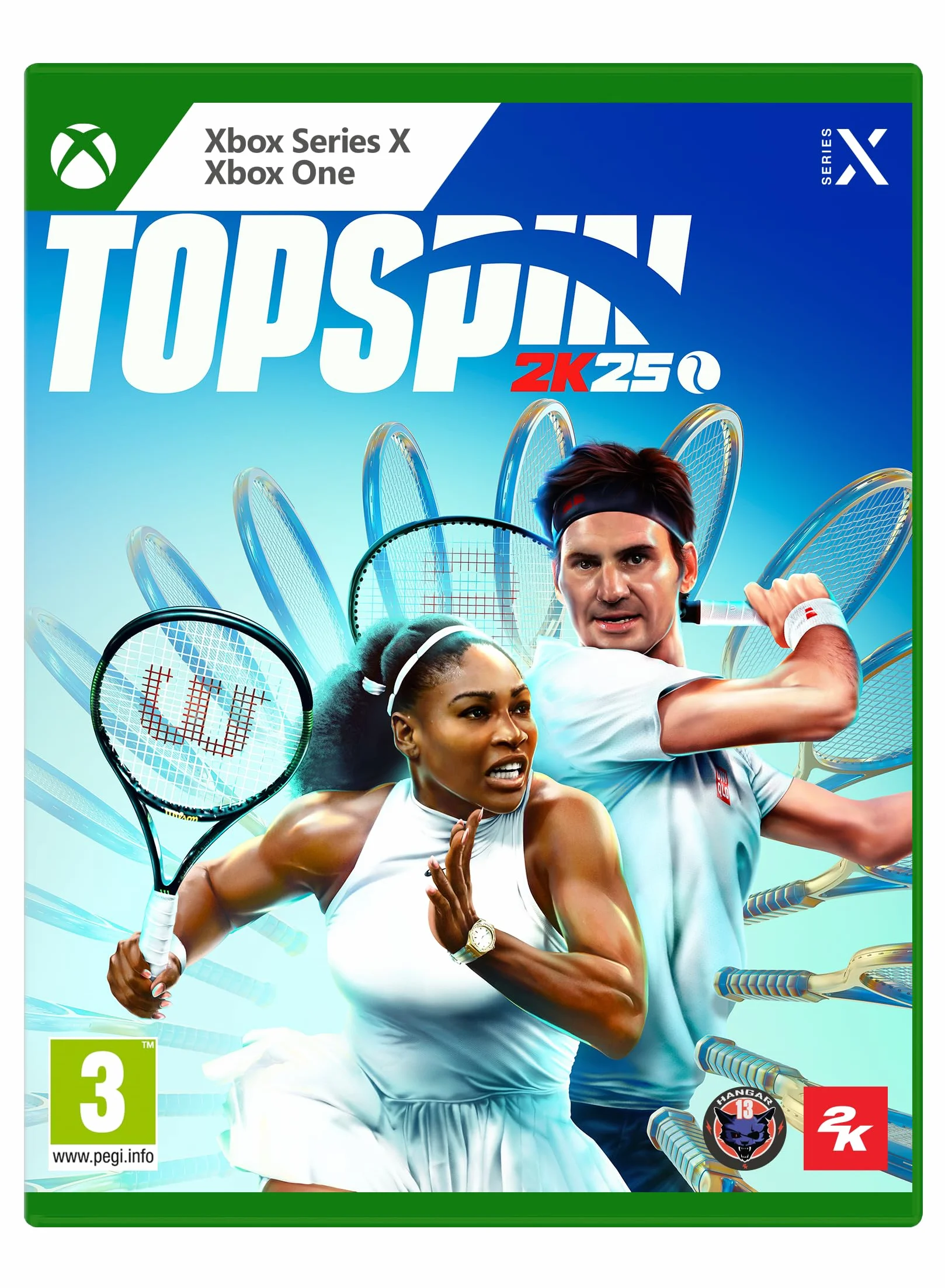 TopSpin 2K25 XBX/1 + Amazon Exclusive Sky Blue opaska na nadgarstek DLC