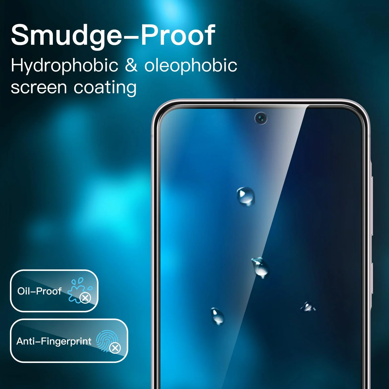 JETech Ochraniacz Ekranu dla Samsung Galaxy A56 5G, 9H Szkło Hartowane Film, Odporny na Zarysowania, HD Przejaśniać, 3 Sztuki