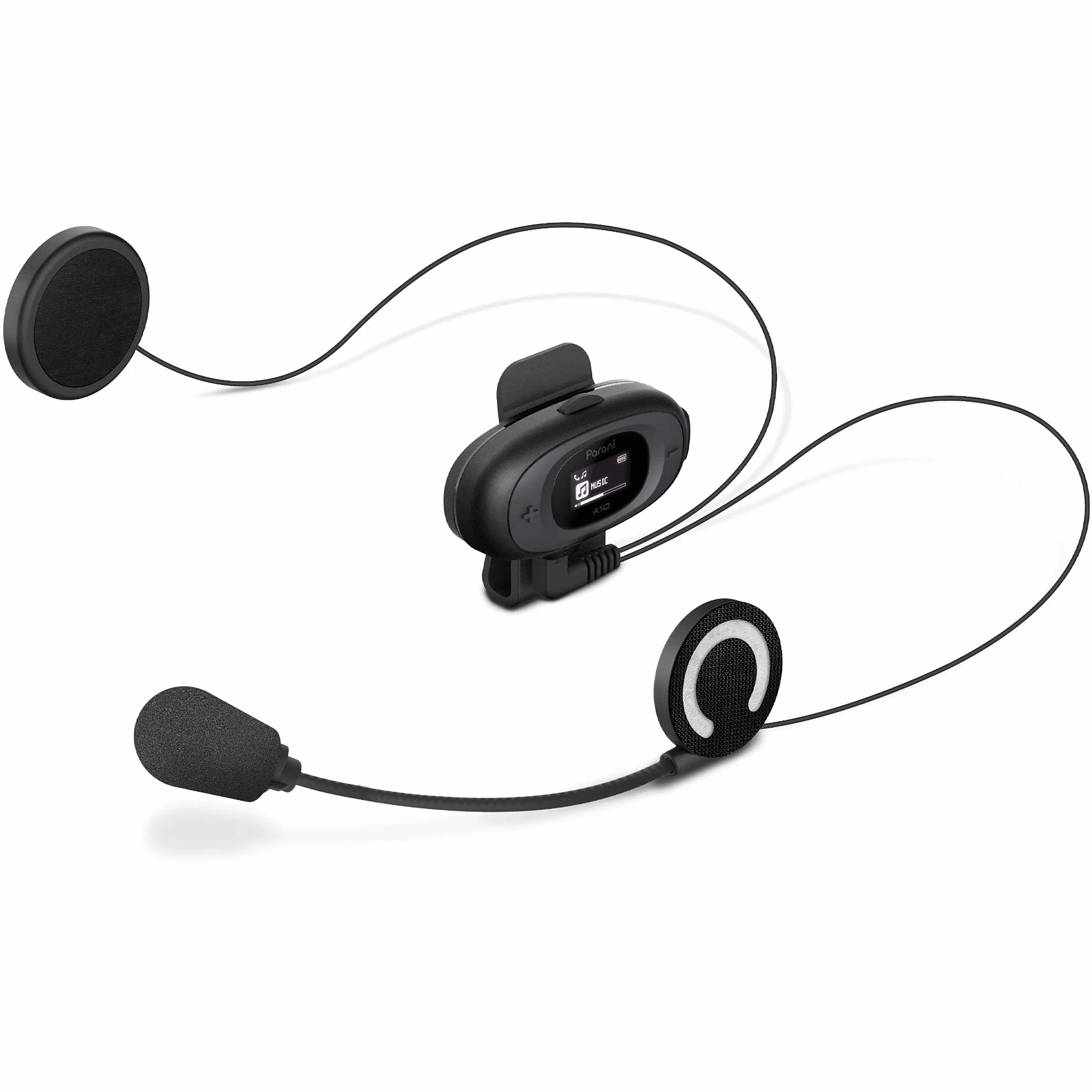 Sena Parani A10-P01 zestaw słuchawkowy Bluetooth do motocykli, czarny