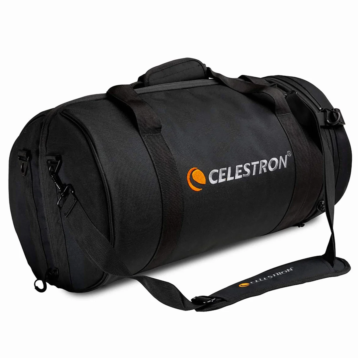 Celestron 94026 Telescope Bag - Torba na Celestron 94026 do teleskopów 8" Schmidta-Cassegraina i EdgeHD — wodoodporny i wytrzymaly futeral z ochronnymi sciankami, kieszenia na akcesoria, czarny