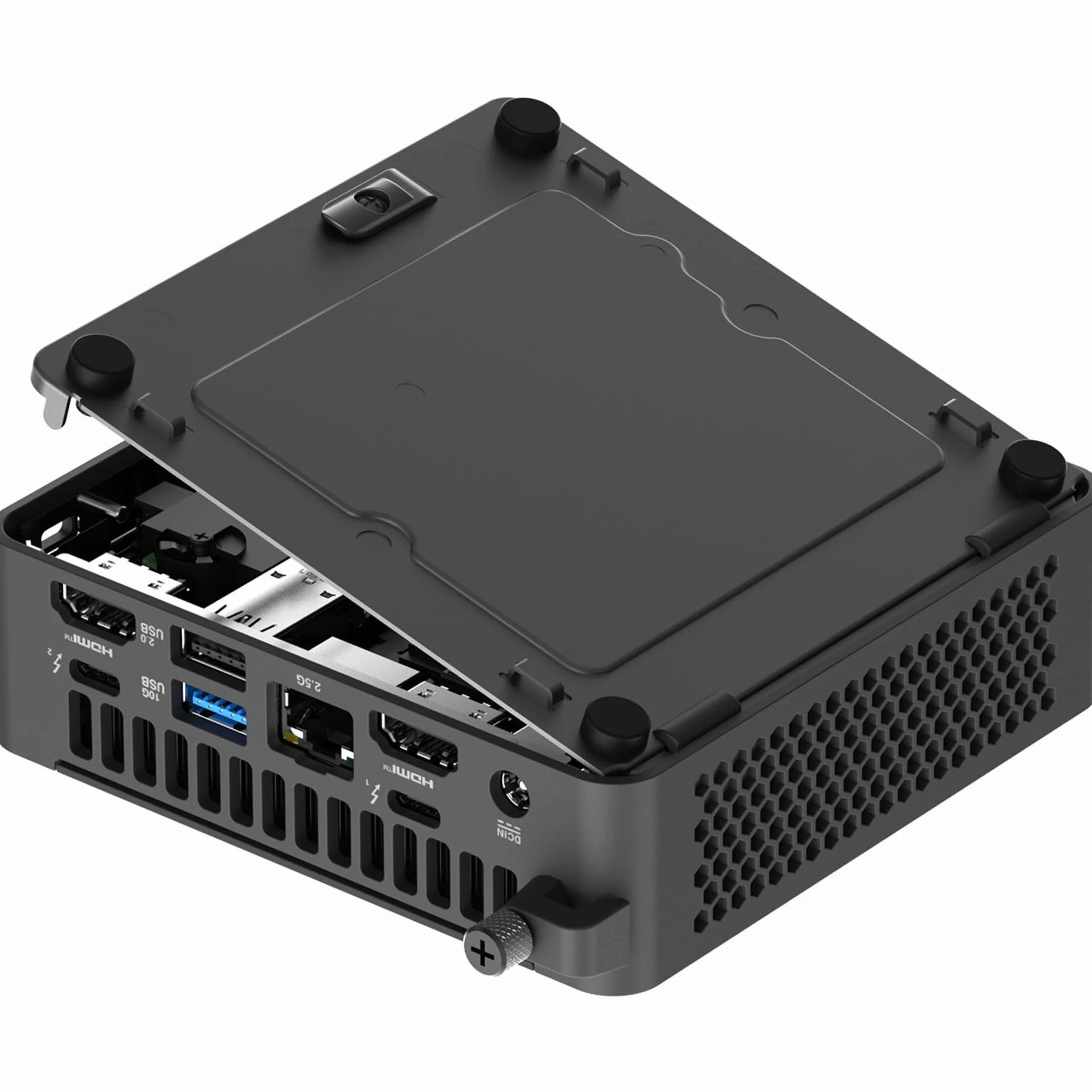 ASUS NUC 15 Pro Slim Kit RNUC15CRKU700002 (procesor Intel Core i7 Ultra, Arc Graphics, WiFi 7, Bluetooth 5.4, bez systemu operacyjnego, z kablem sieciowym UE)