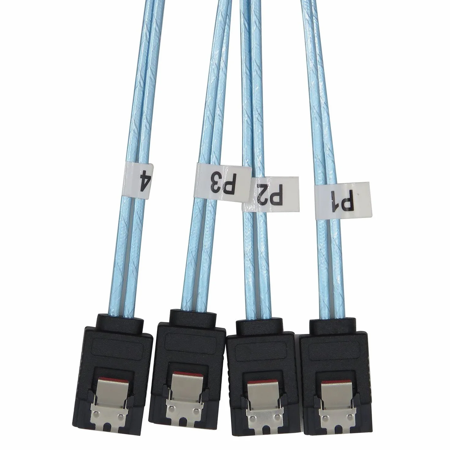 YIWENTEC 0,75 m Mini SAS 36P SFF-8087 do 4 SATA docelowy dysk twardy złącze kabel danych (0,75 m)