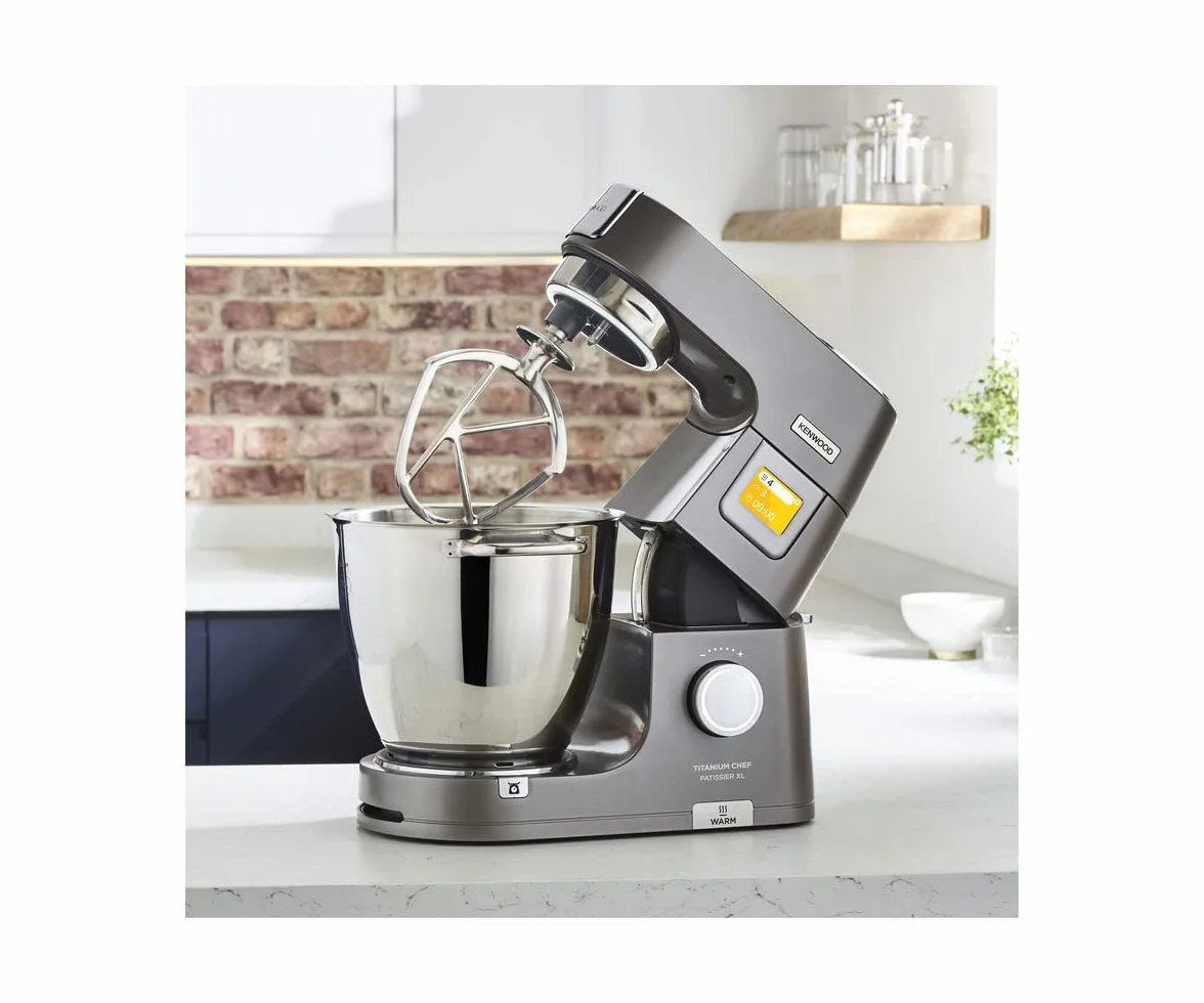 Kenwood Titanium Chef Patissierxl Robot Kuchenny, Srebrny, 1400 W