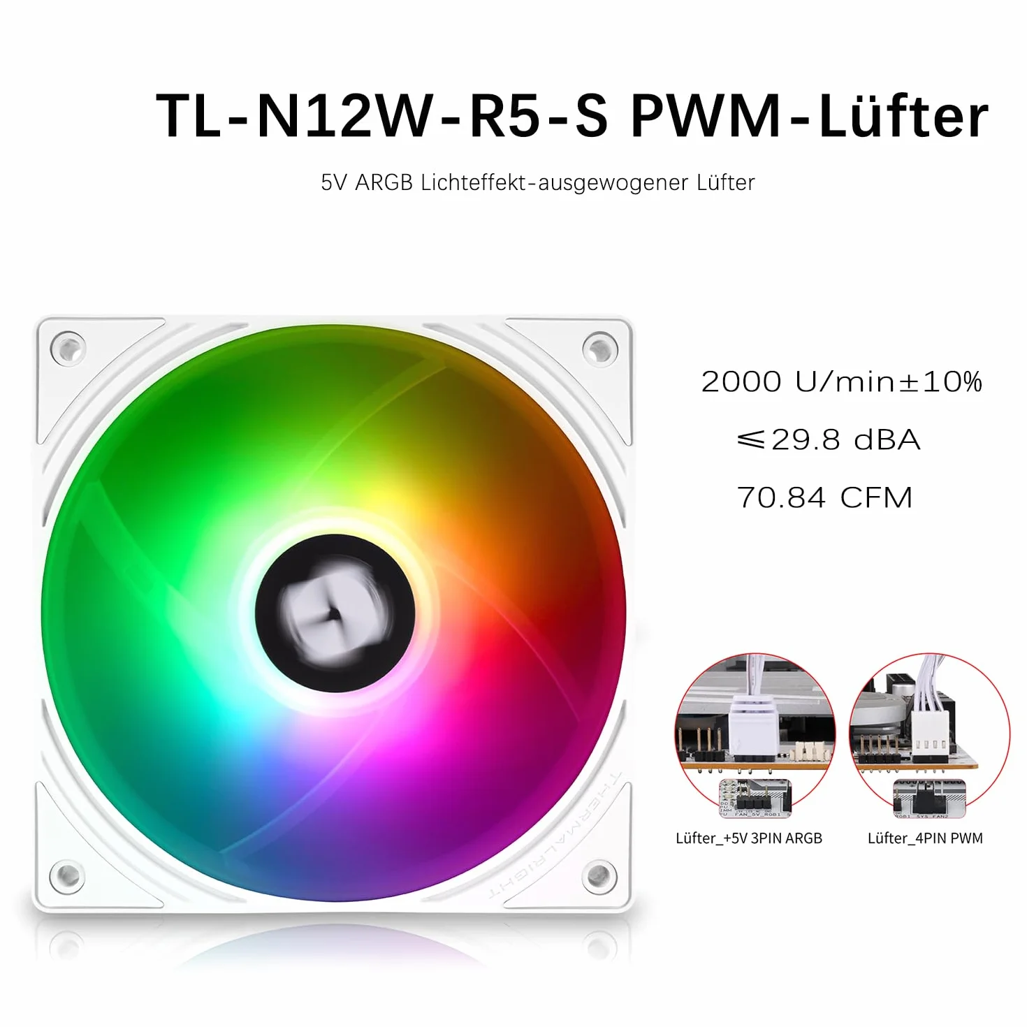 TR-Thermalright AQUA ELITE 360 V6 ARGB White, chłodzenie cieczą CPU, 360 mm AIO, 3 wentylatory PWM ARGB, dla AMD AM4/AM5, Intel LGA1851/1700/115x/1200 (białe)