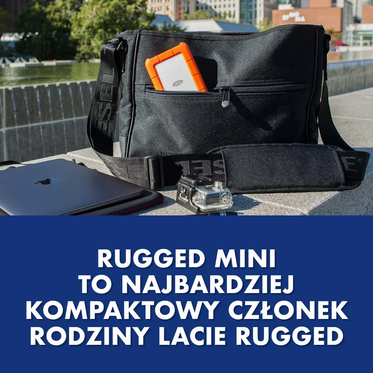 LaCie Rugged Mini 5TB, Zewnętrzny dysk twardy przenośny, 2.5", PC Mac iPad & iPhone, Data Rescue Service (B07WW1RJ9R)
