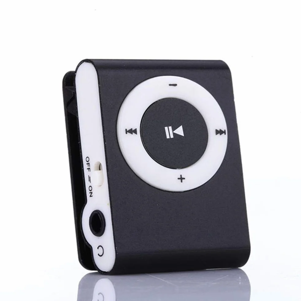 3,5 mm USB 2.0 mini odtwarzacz MP3 z klipsem obsługa karty TF prosty bez ekranu Dispaly