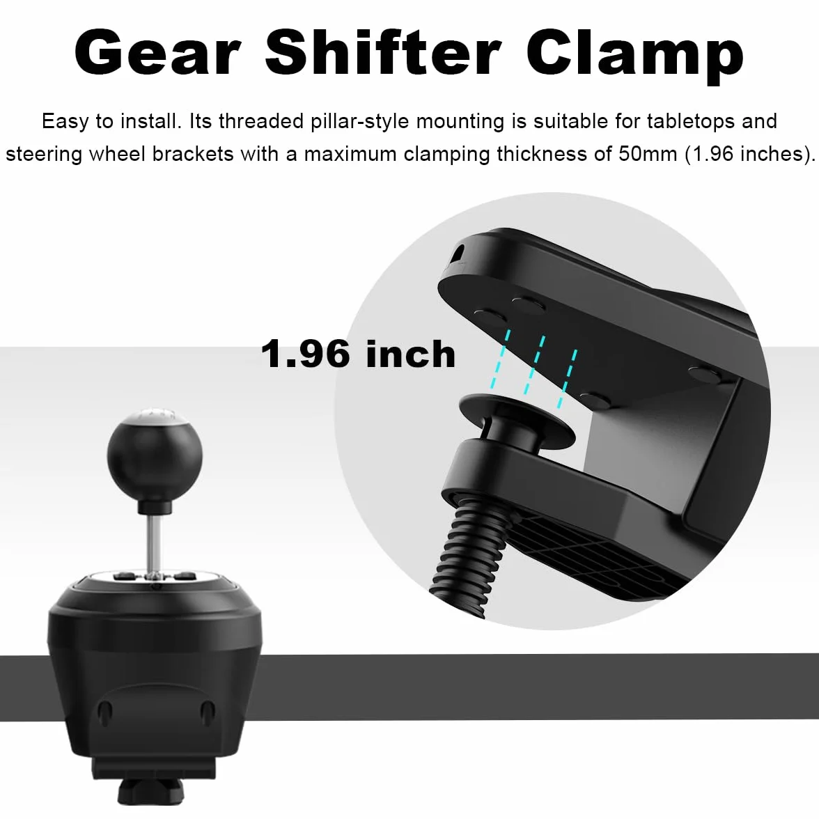 PXN A7 6-biegowa dźwignia zmiany biegów H-Shifter uniwersalna 3 kable USB RJ11 DIN
