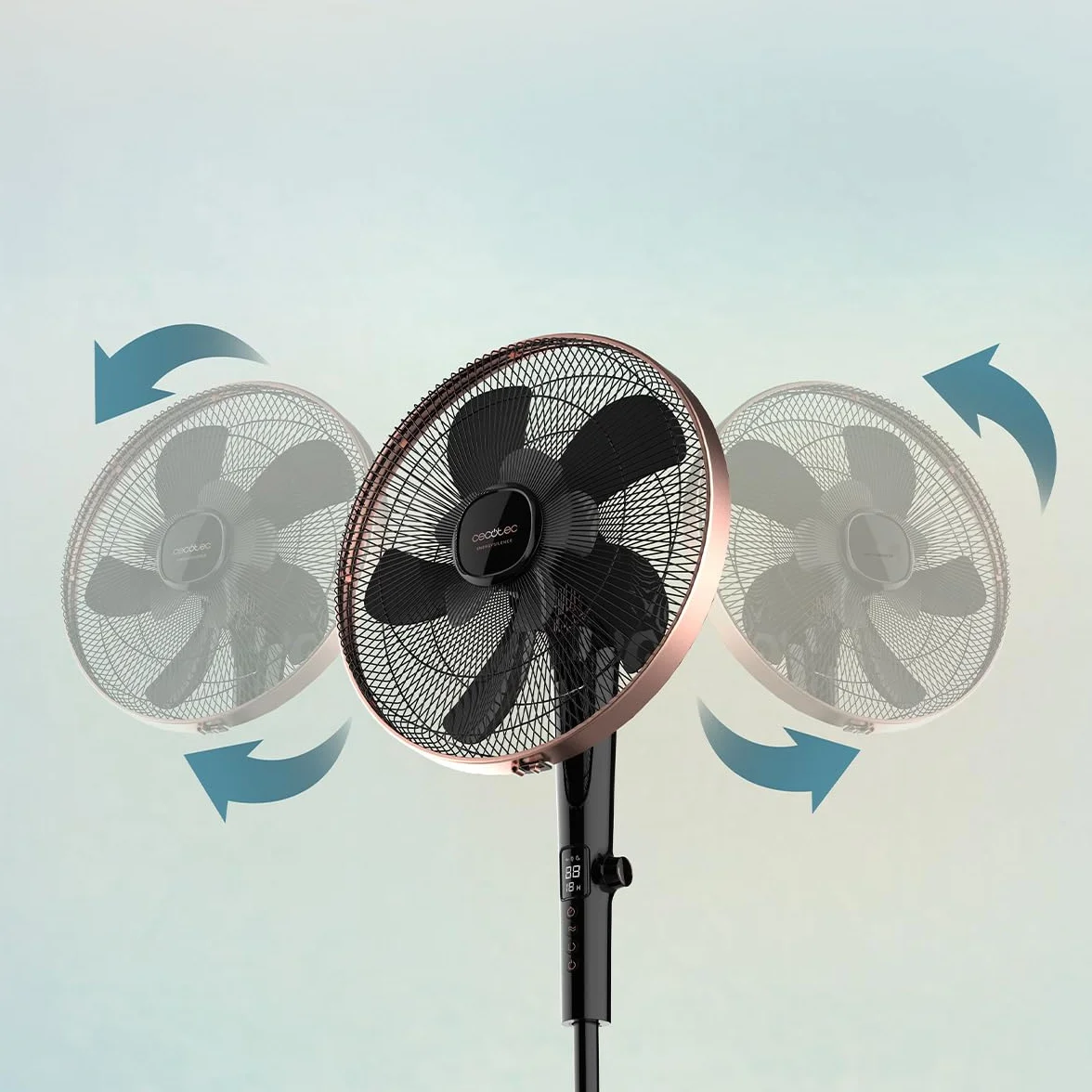 Cecotec Wentylator stojący EnergySilence 1040 SmartExtreme 16" 28 W DC 24 prędkości 3 tryby oscylacja regulacja wysokości