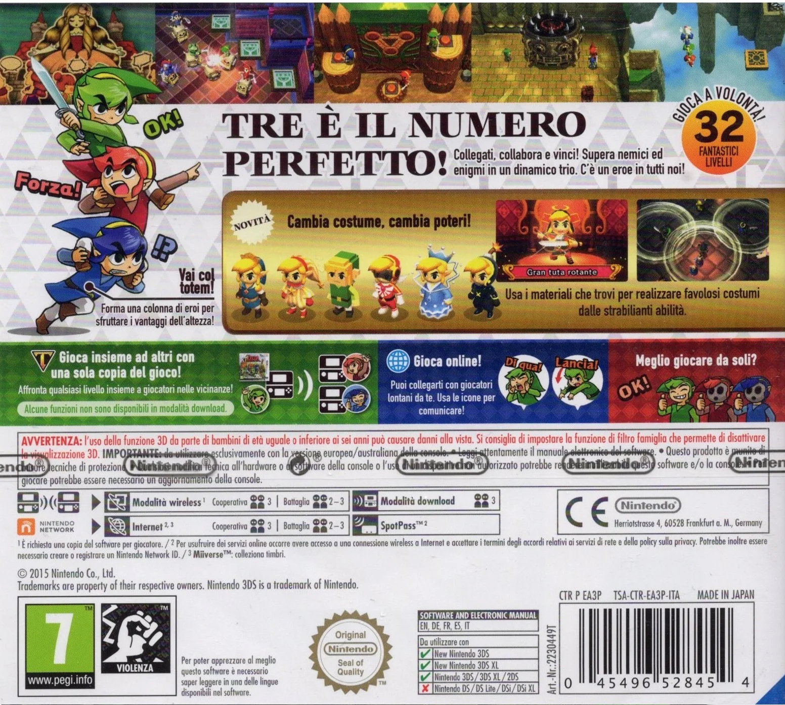 The Legend of Zelda Triforce Heroes 3DS Game