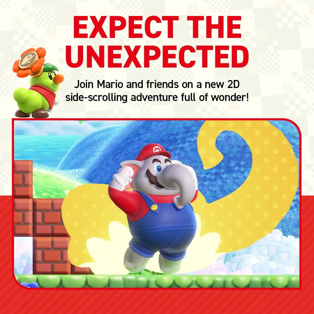 Nintendo Super Mario Bros. Wonder Standard Chinois traditionnel, Allemand, Néerlandais, Anglais, Espagnol, Français,