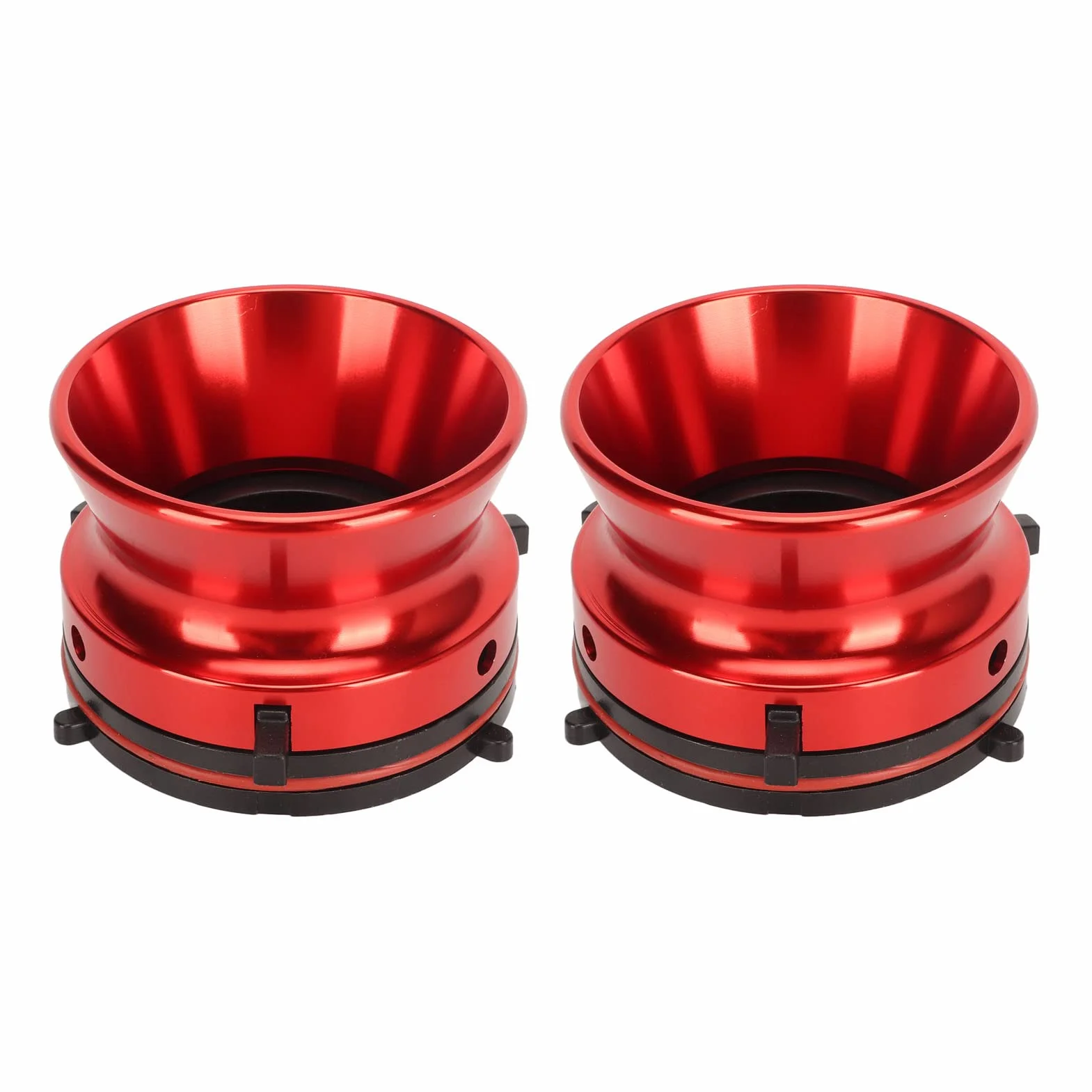 1 para Adapterów Piast Nab, 10-calowe Magnetofony Szpulowe Nab Adaptery Piast Szpulowych do Studer , do Akai, do Aluminium Nab Hub (Czerwony)