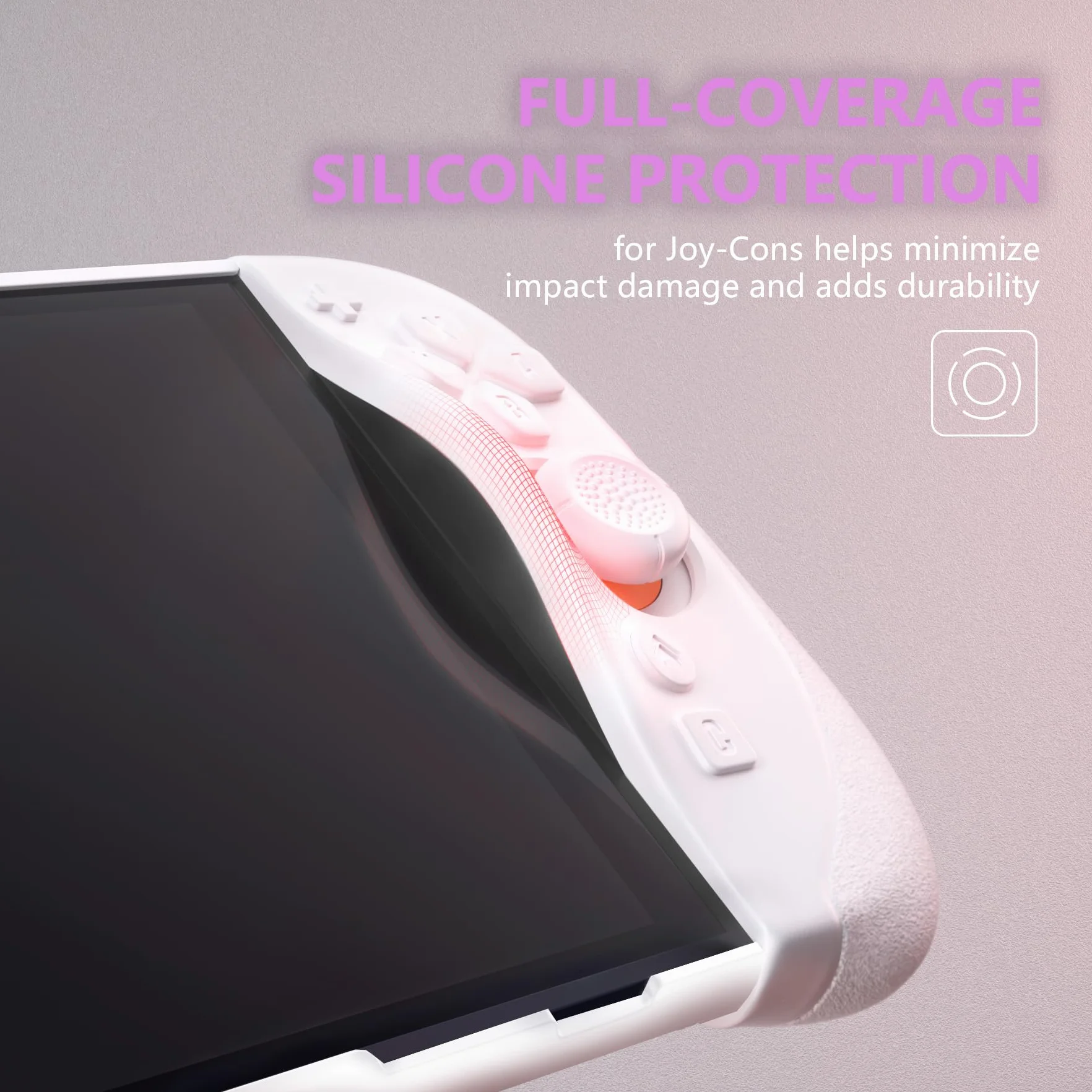 PlayVital Etui na Switch 2 Twardy Pokrowiec Ochronny Biały