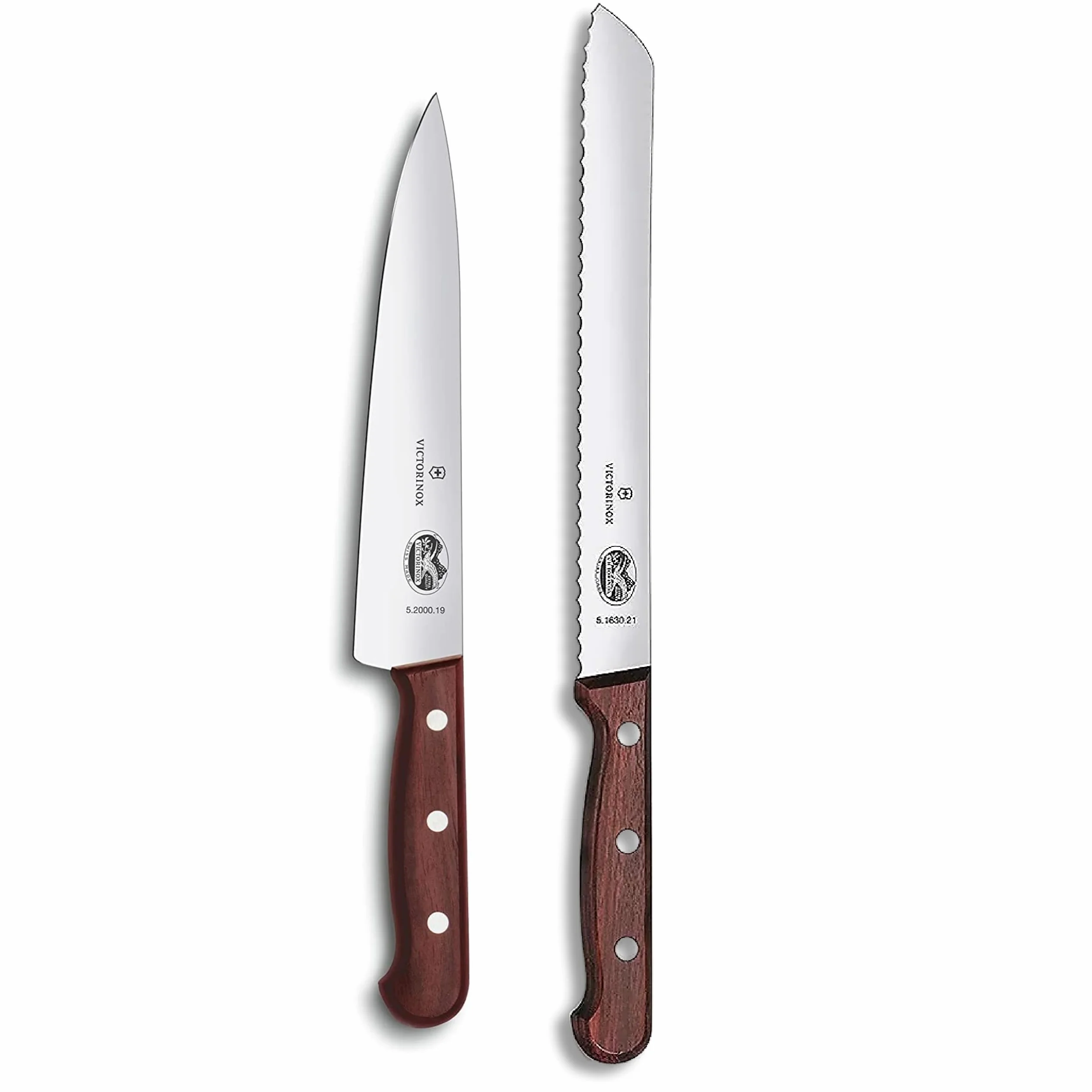 Victorinox Küchengarnitur 5.1020.21G Holzgriff Braun Extra scharfe Klinge