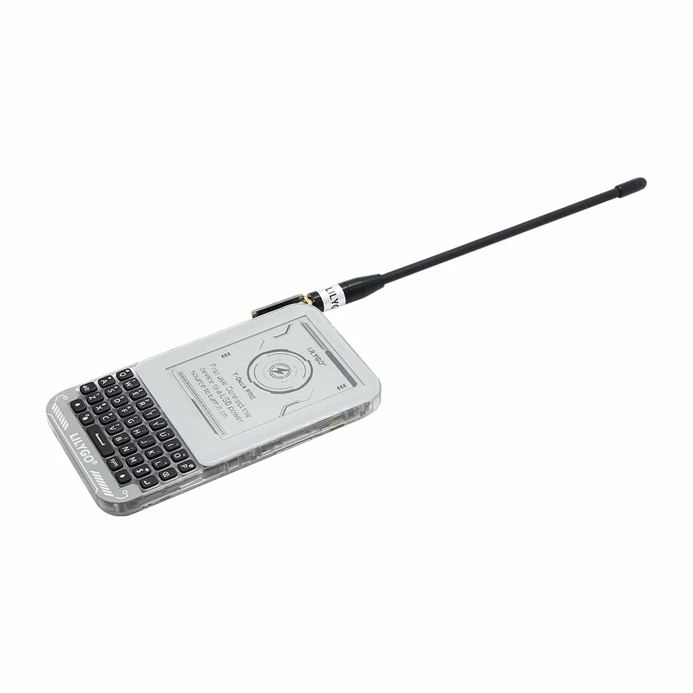 LILYGO T-Deck Pro SX1262 LoRa 868MHz TTGO deska do projektowania z papierem o przekątnej 3,1 cala Ultra Wide Viewing-E o niskim zużyciu energii i zewnętrzną anteną (PCM5102A Meshtcore Firmware)